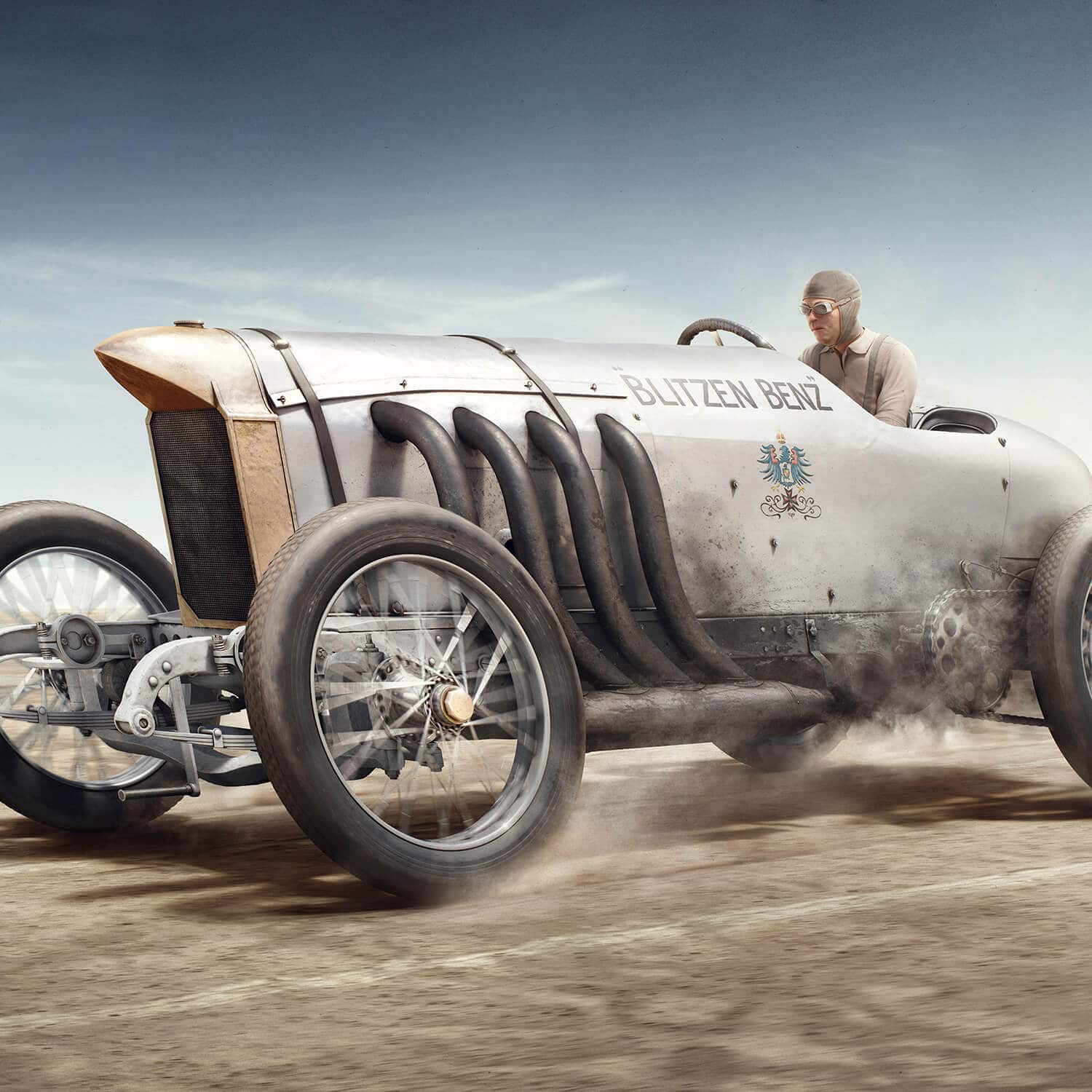 Blitzen Benz - Benz & Cie - Bob Burman - Daytona Beach - 1911 - Automobilist