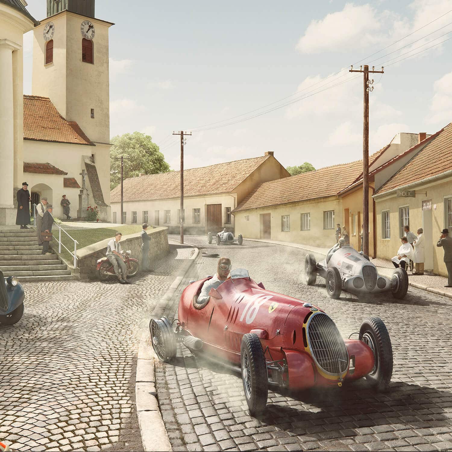 The Bend That Broke - Alfa Romeo - Tazio Nuvolari - Masaryk Grand Prix - 1937 - Automobilist