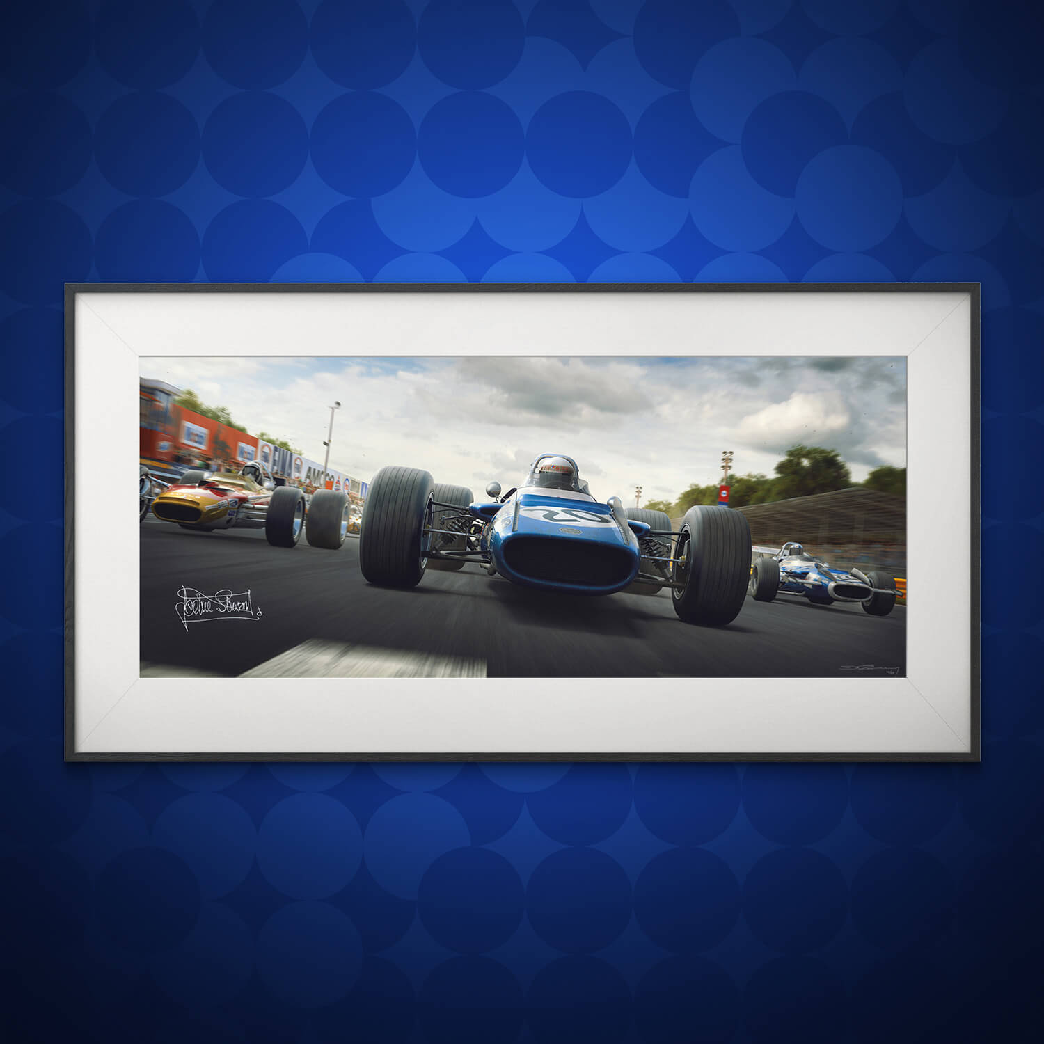 Signed by Sir Jackie Stewart - The Scot's Italian Job | Medium Fine Art Print - Automobilist