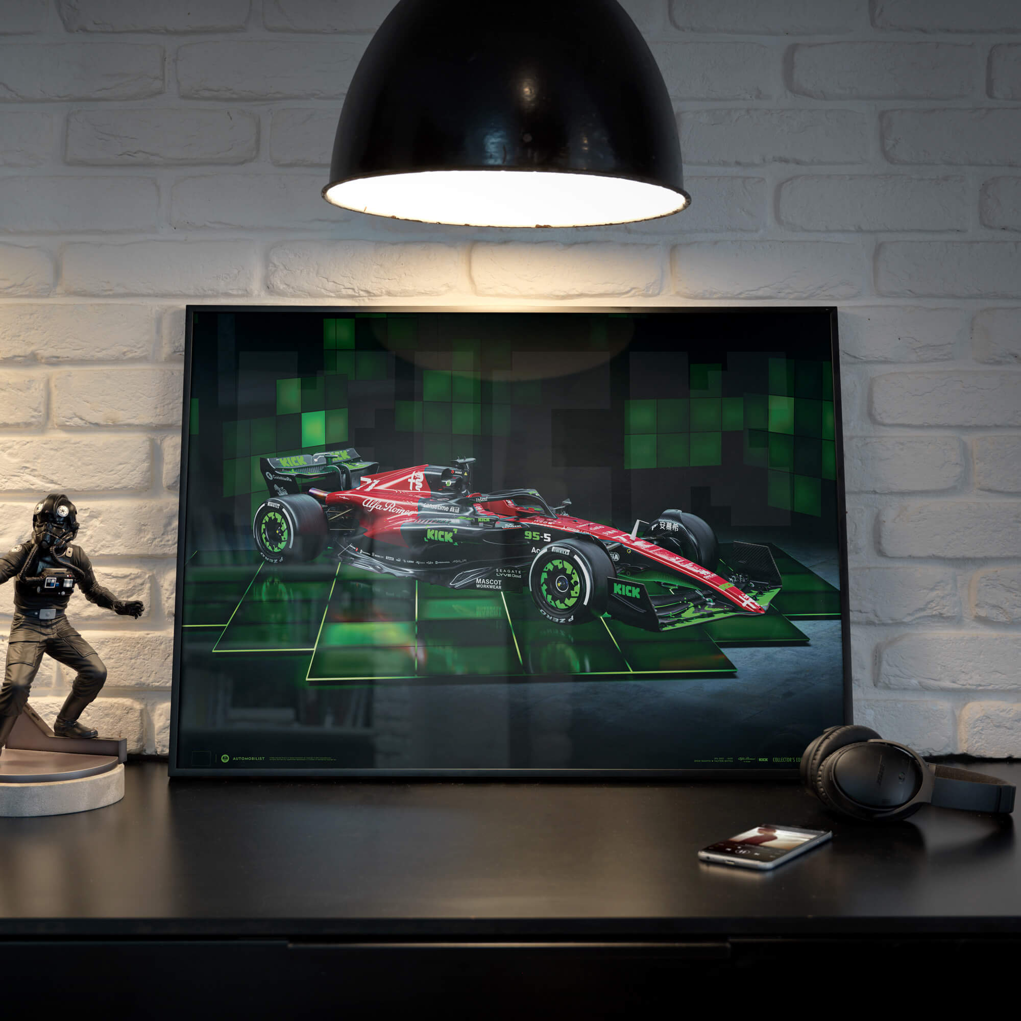 Alfa Romeo F1 Team KICK - couleur Streaming KICK - Grand Prix de Belgique - 2023 | Édition Collector | Numéros uniques
