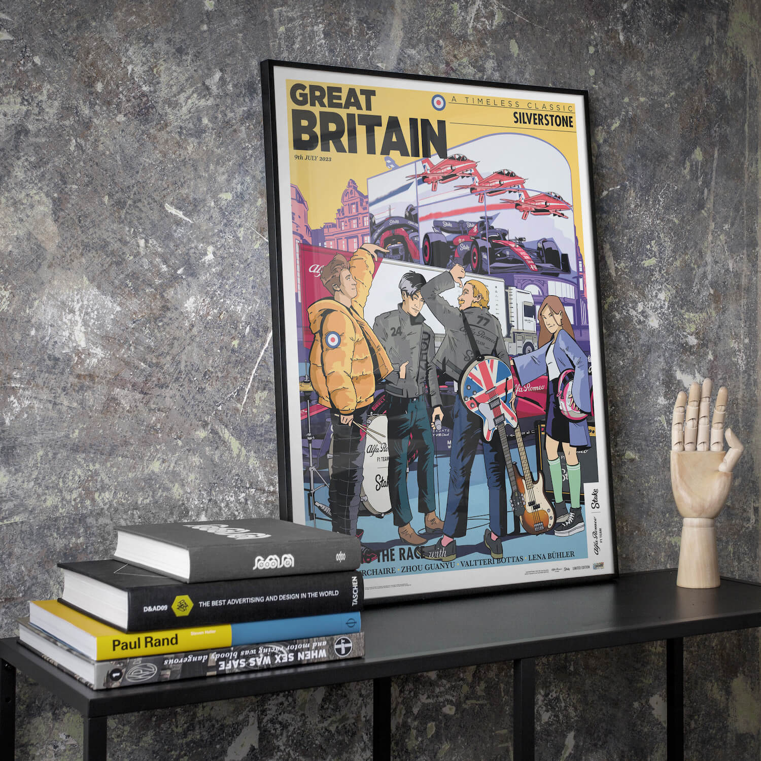 Alfa Romeo F1 Team Stake | 2023 British Grand Prix | Official Event Poster