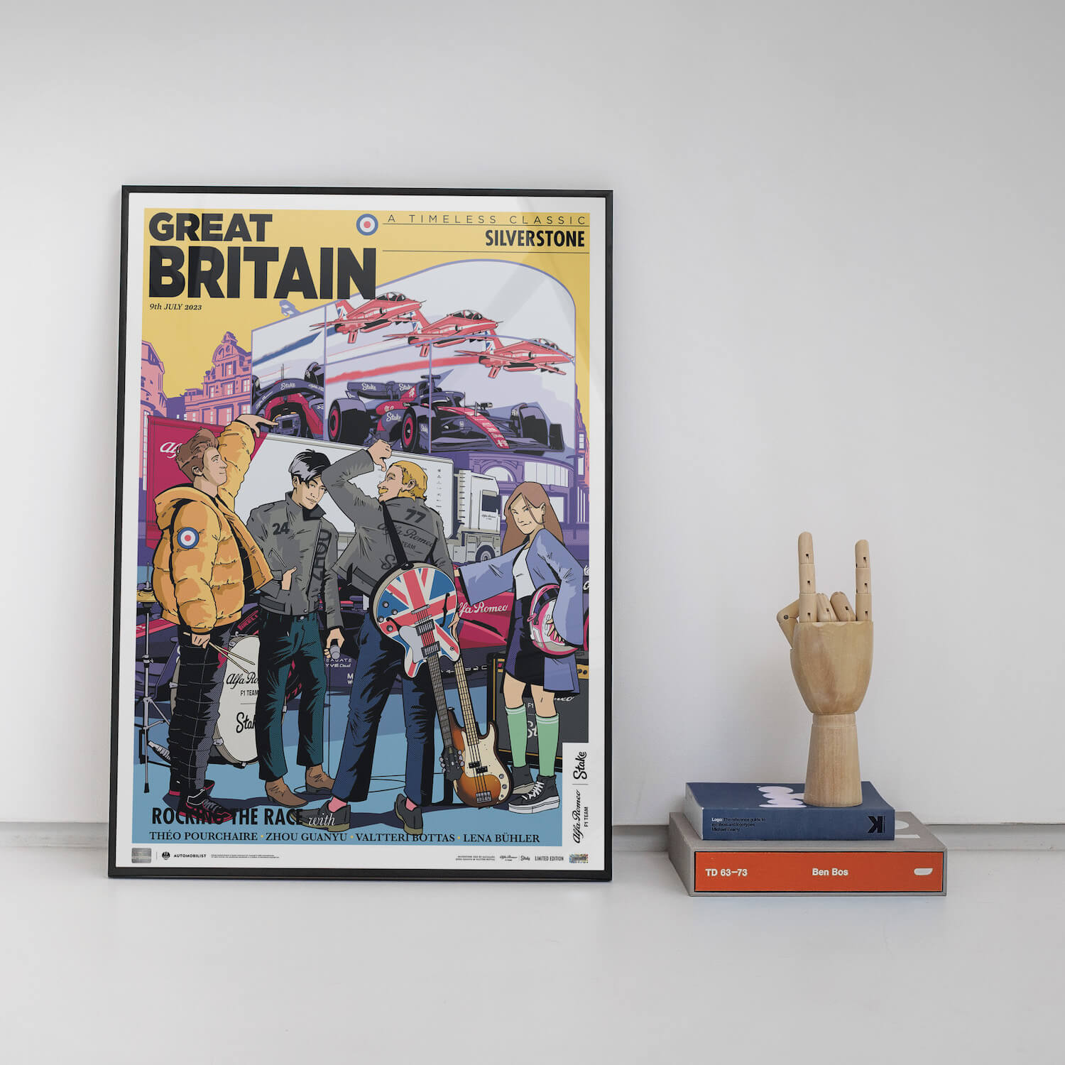 Alfa Romeo F1 Team Stake | 2023 British Grand Prix | Official Event Poster