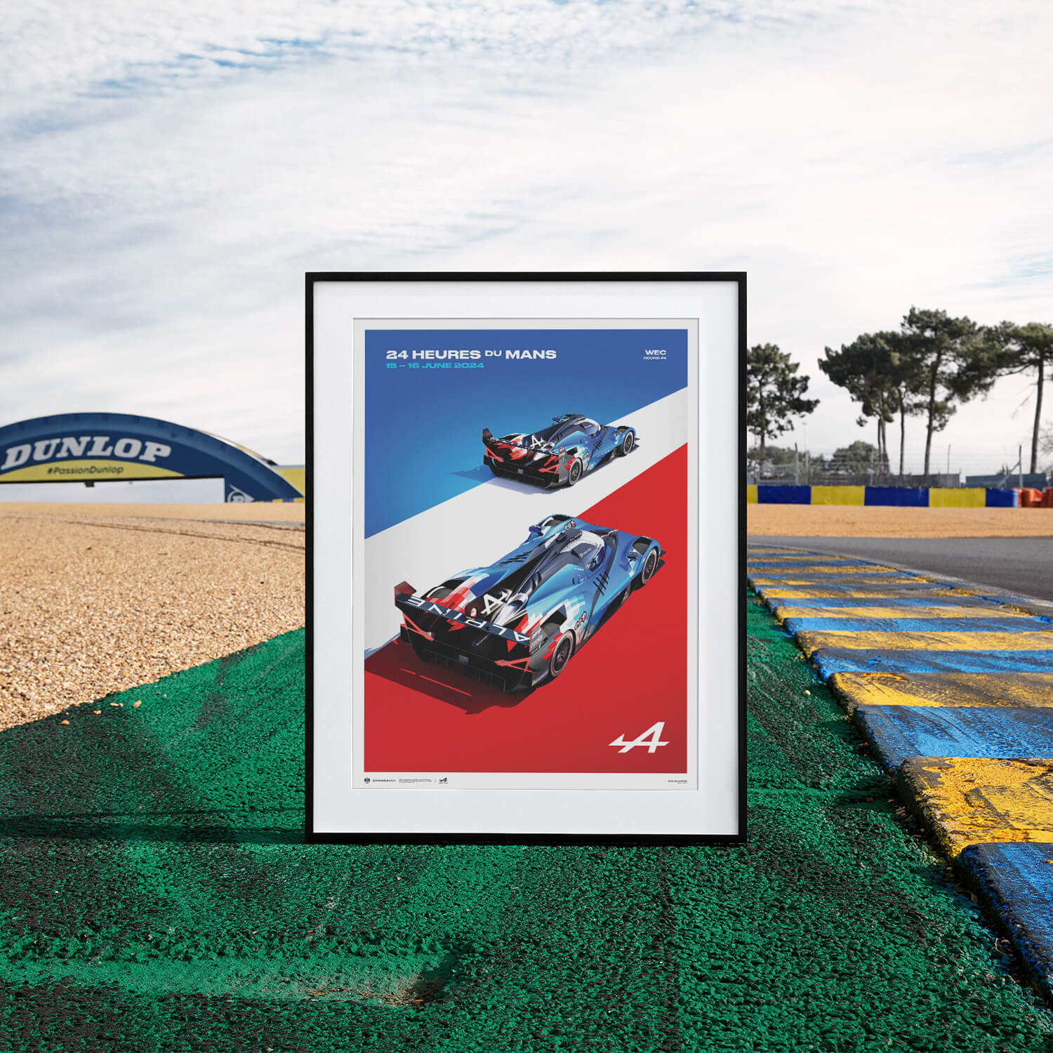 Alpine A424 | 2024 | Official Event 24h Le Mans Poster