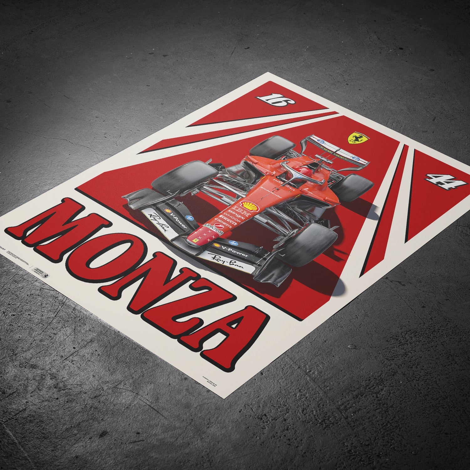 Scuderia Ferrari HP | Monza 2026 | Special Livery | Official Poster