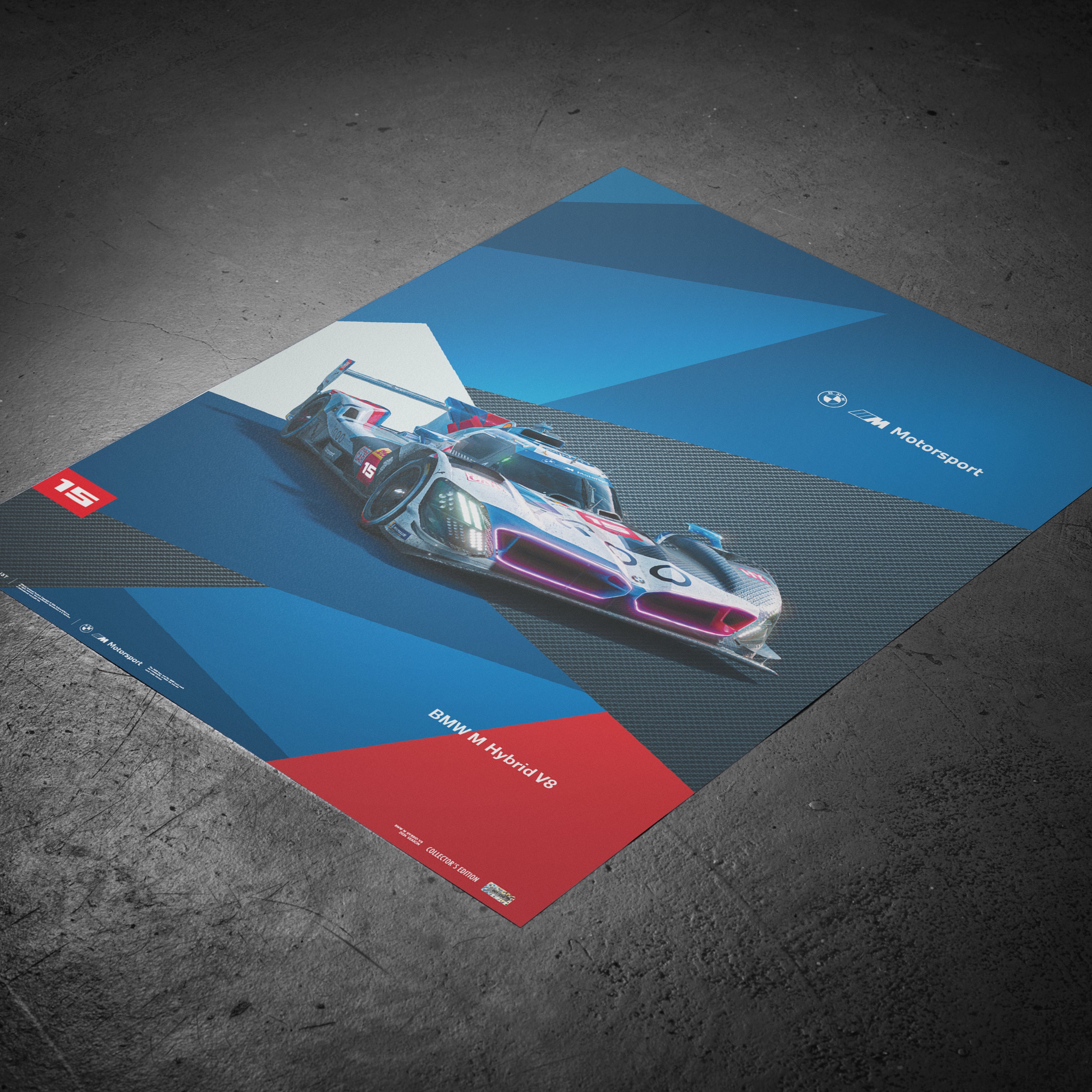 BMW M Hybrid V8 | 2024 World Endurance Championship | Collector’s Edition BMW Poster