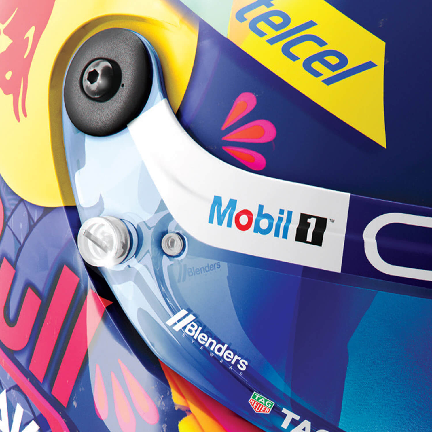 Sergio Pérez | 2023 Mexican Grand Prix Helmet | Oracle Red Bull Racing Poster