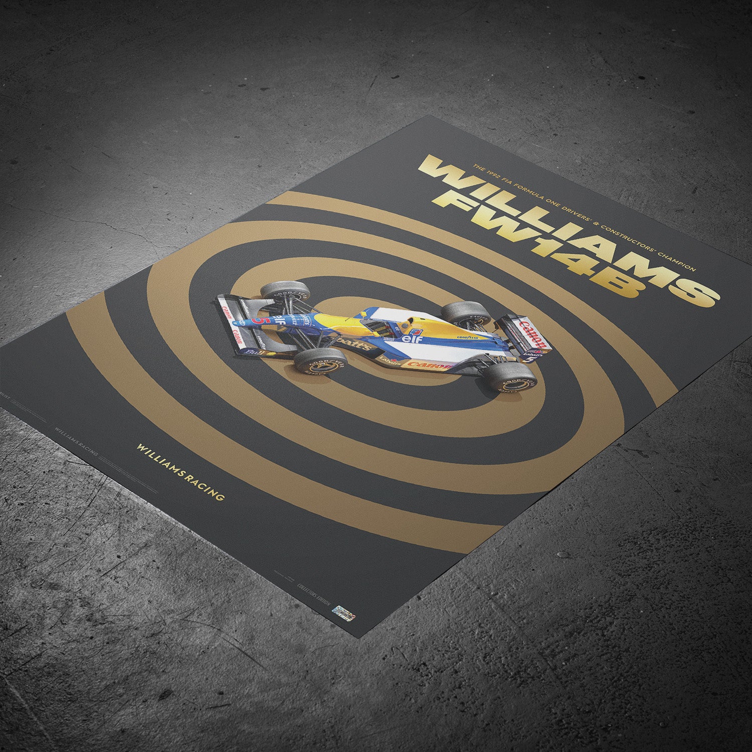 Williams FW14B | 1992 F1® World Champion | Exclusive Poster