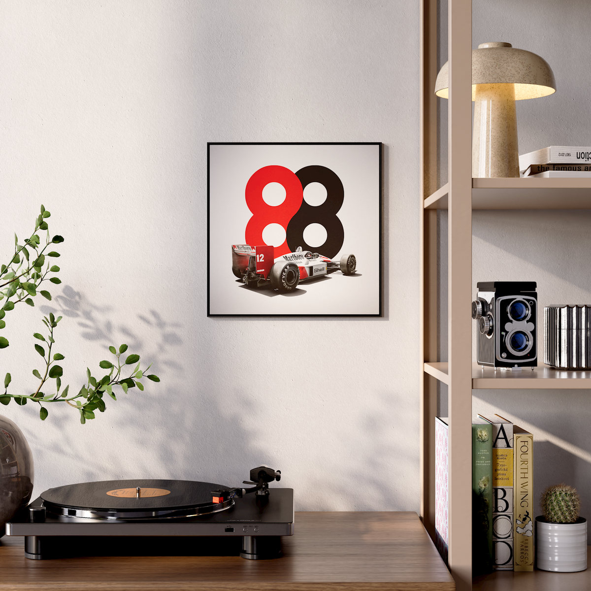 McLaren MP4/4 | 1988 Ayrton Senna 88 San Marino GP | Metal Print