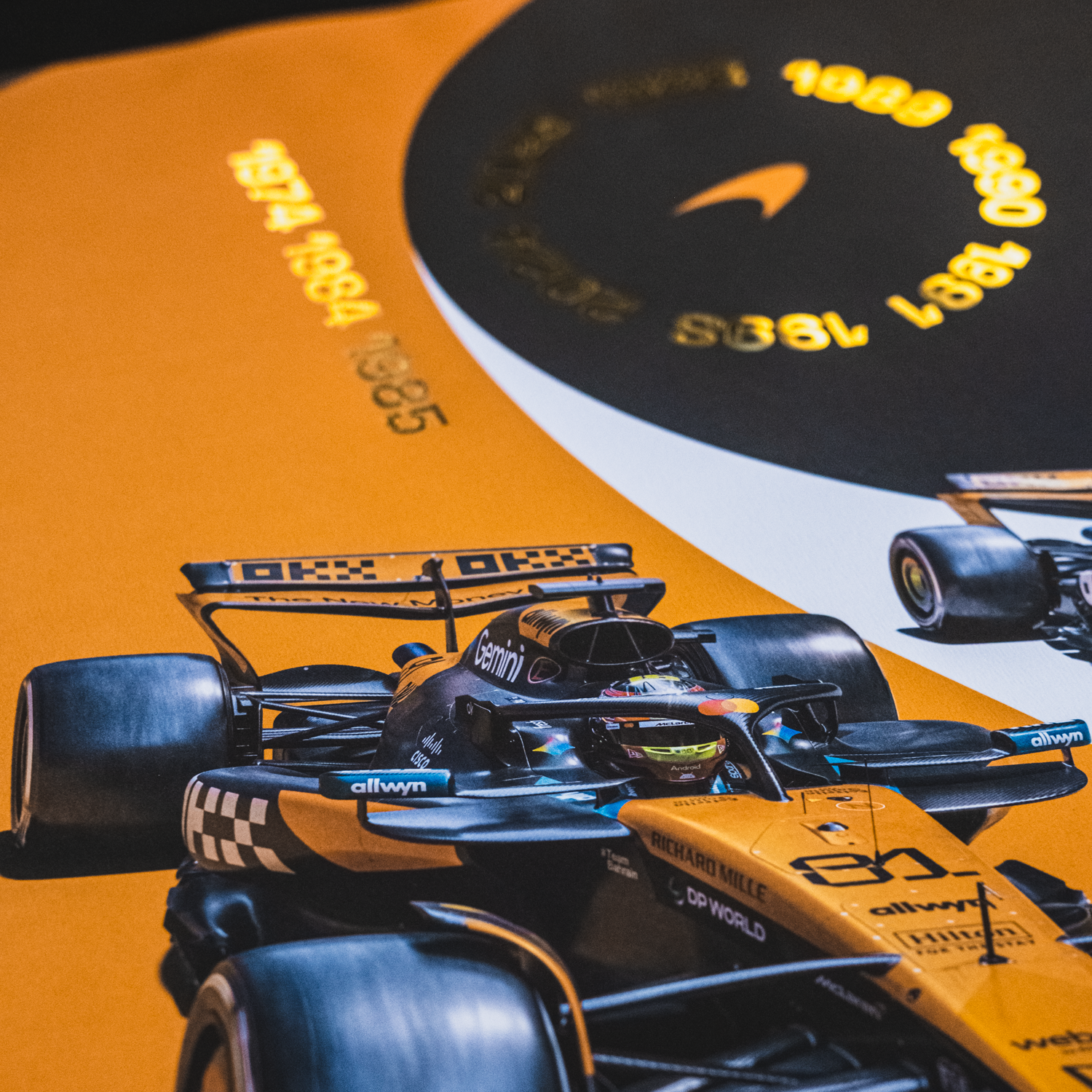 McLaren Formula 1 Team | 2025 Constructors’ World Champions | Official Poster
