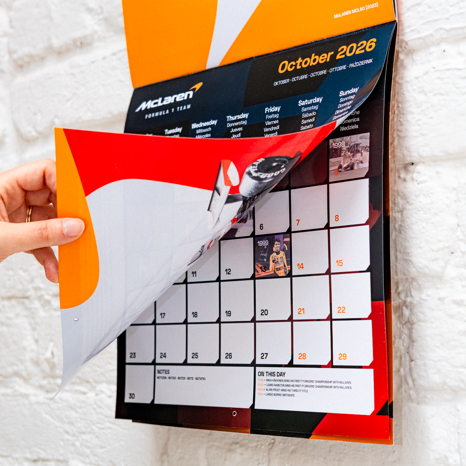 McLaren Official Calendar - 2026