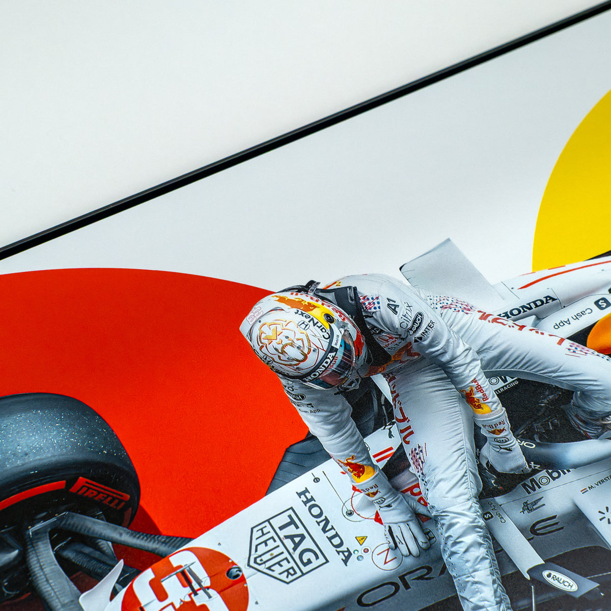 Oracle Red Bull Racing | 2021 The White Bull Honda Livery Turkish Grand Prix | Metal Print