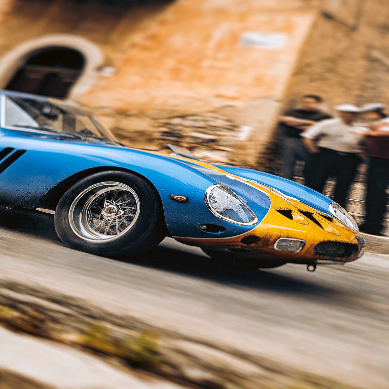 A Swede Swerves Through Sicilians - Ferrari 250 GTO - Ulf Norinder - Targa Florio - 1964 | Metal Print