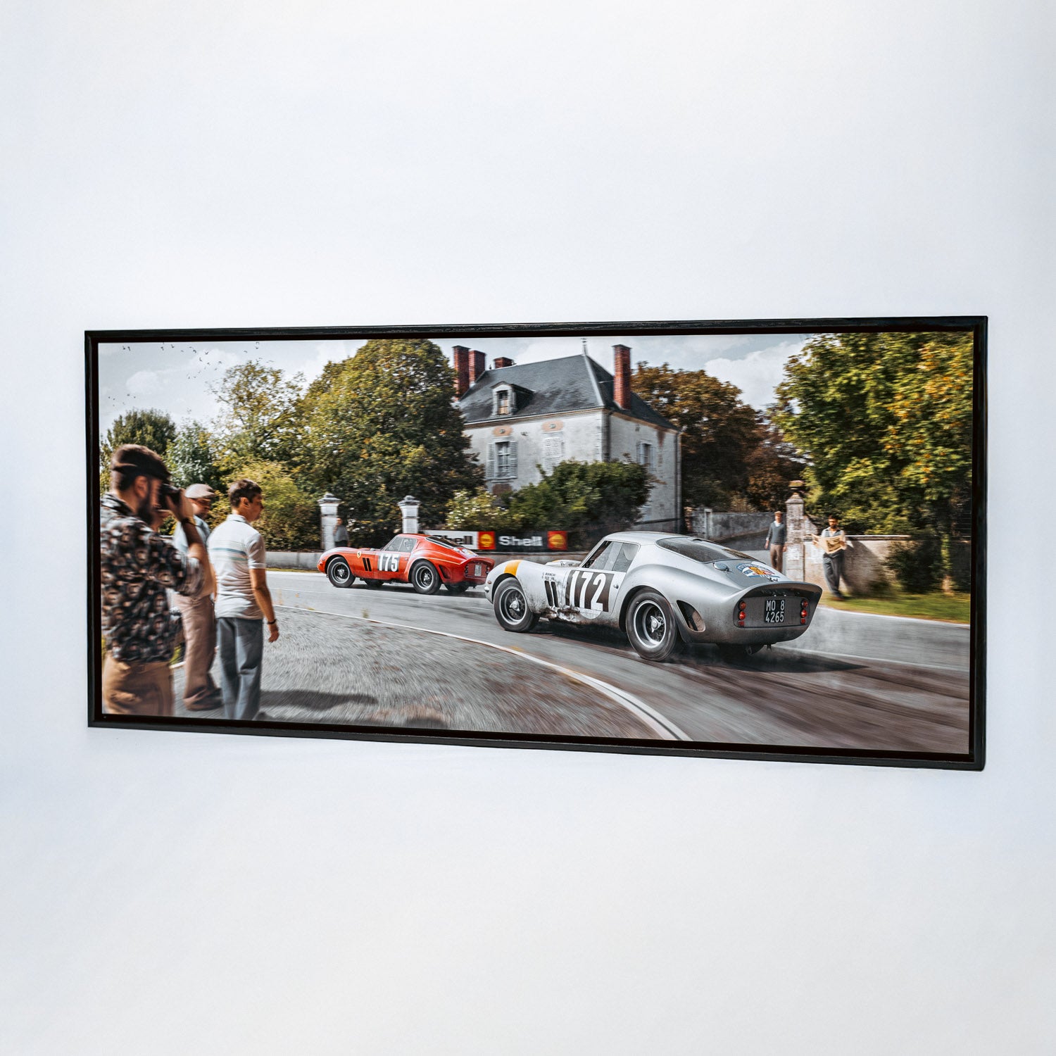 Silver Stallion Racing For Victory | 1964 Ferrari 250 GTO Tour de France | Metal Print