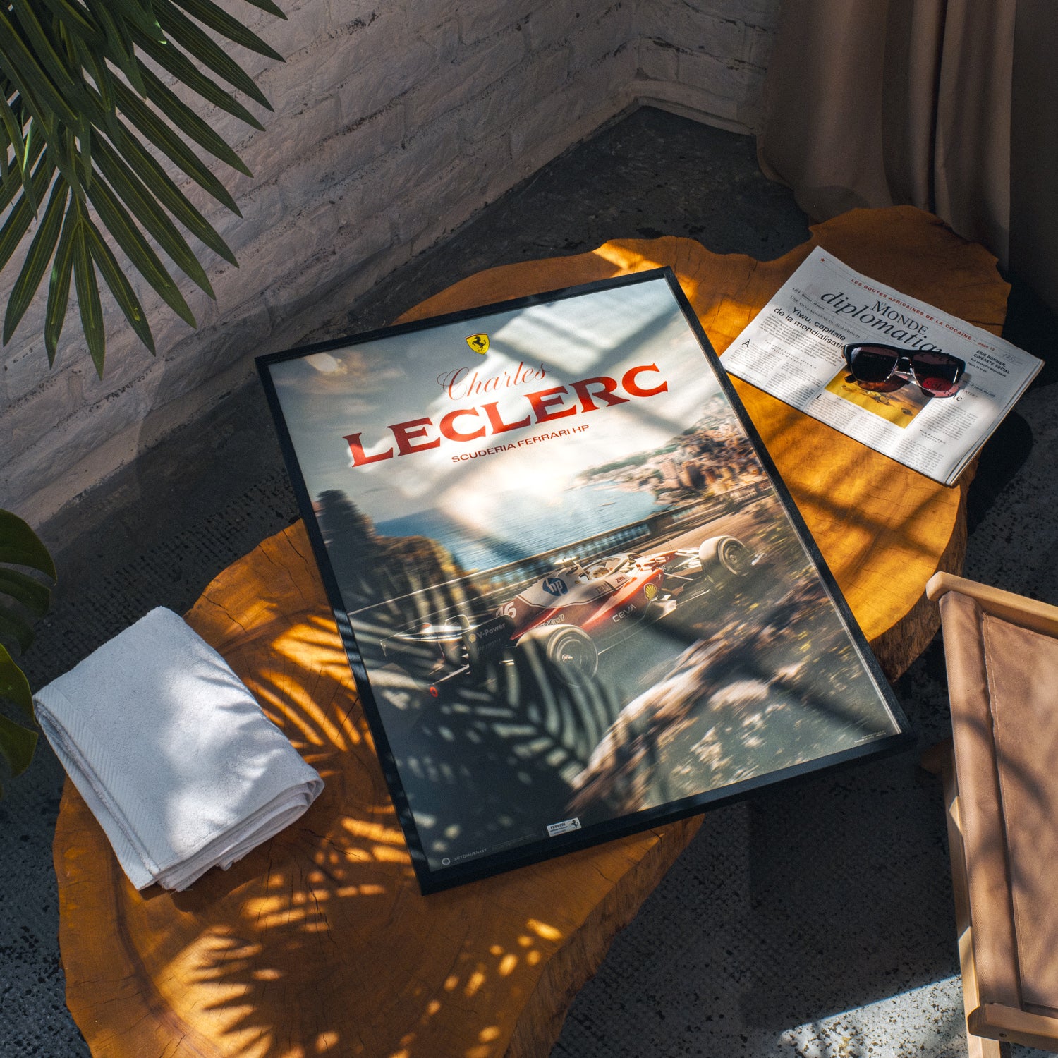 Scuderia Ferrari HP | Charles Leclerc | Monaco 2026 | Official Poster
