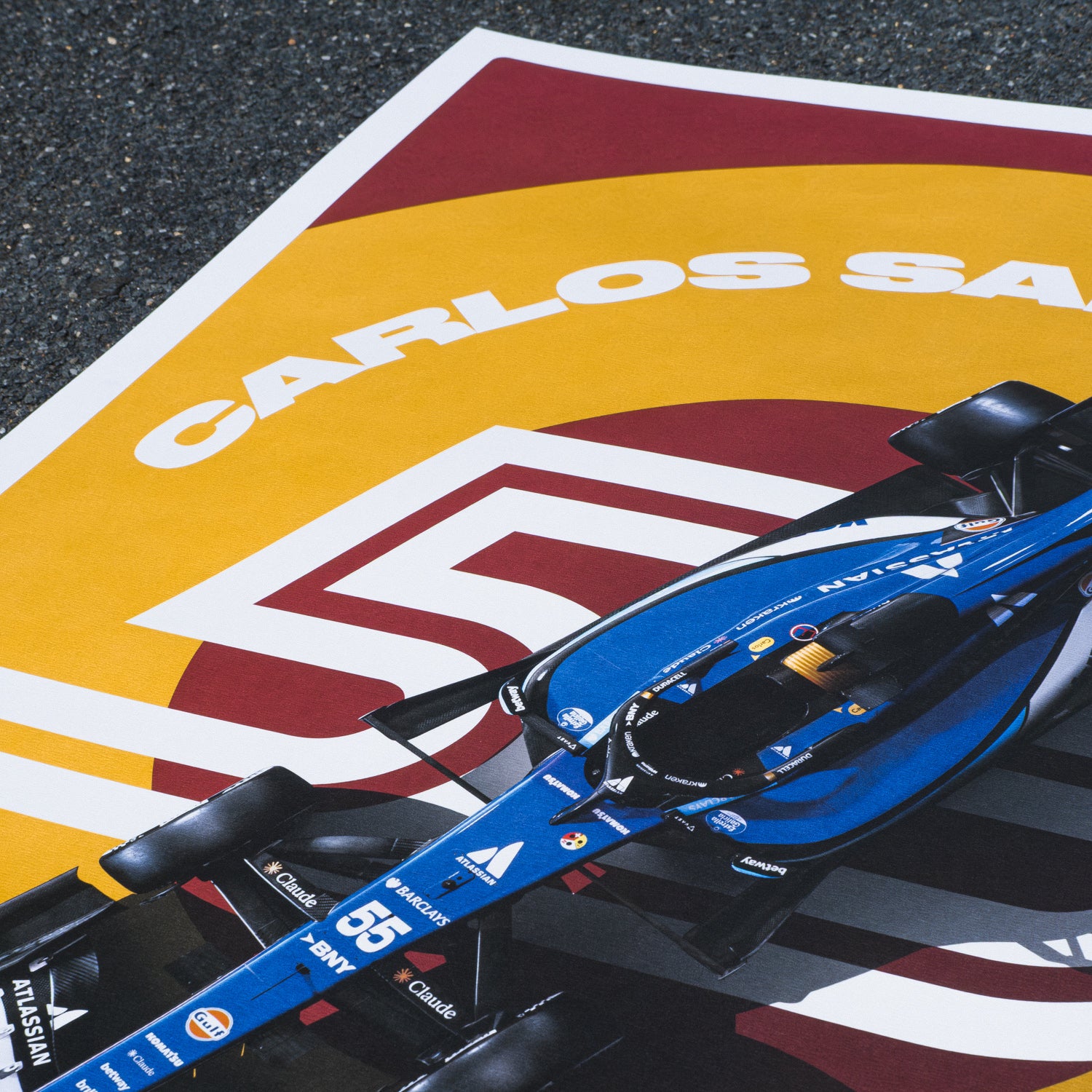 Atlassian Williams F1 Team | Carlos Sainz Spain 2026 | Official Poster