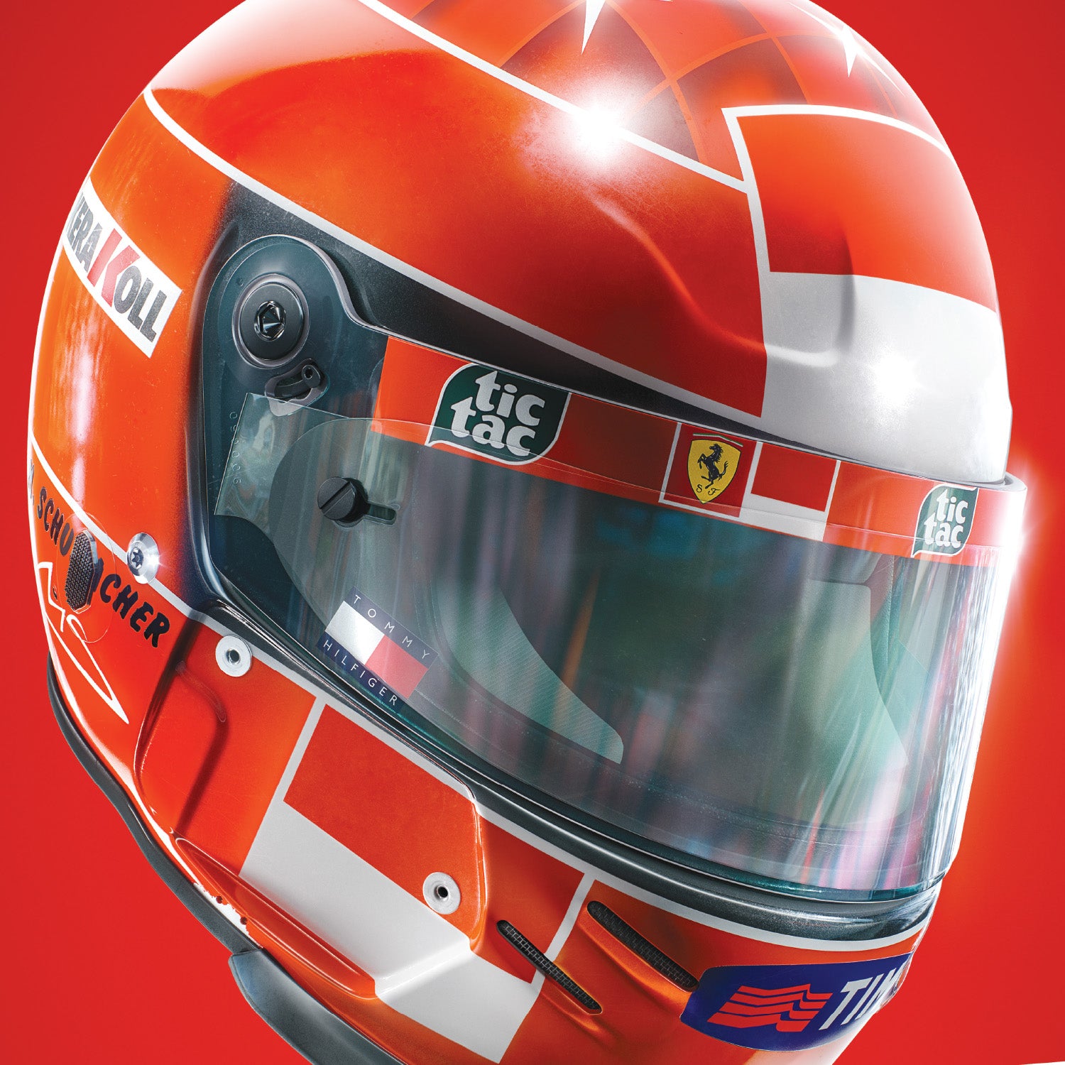 Ferrari F1-2000 | Michael Schumacher Helmet | Poster