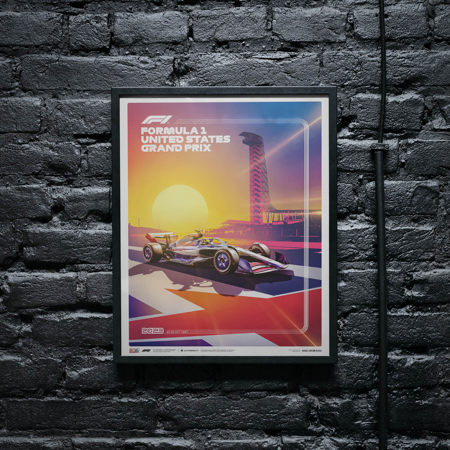 United States Grand Prix | 2023 Formula 1 | Grand Prix Poster