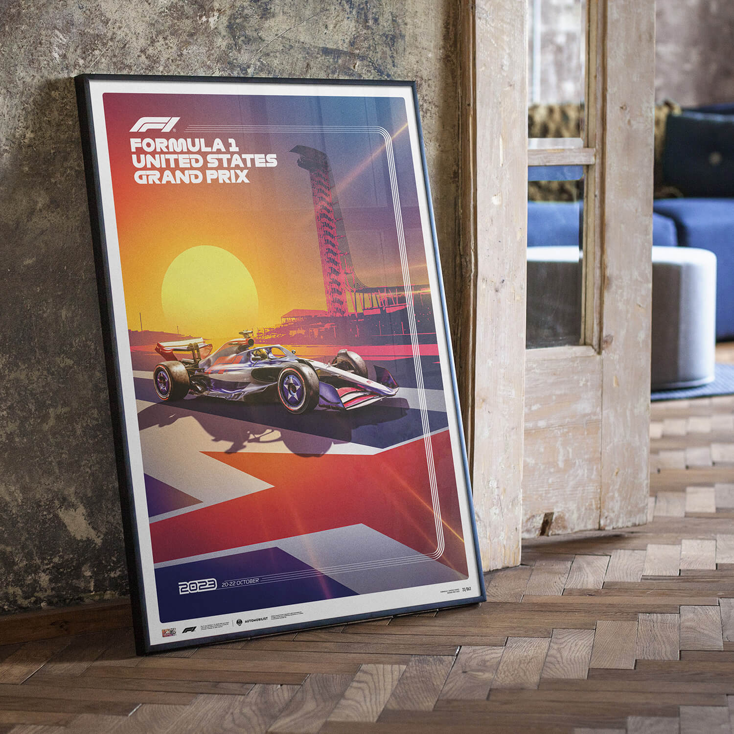 United States Grand Prix | 2023 Formula 1 | Grand Prix Poster