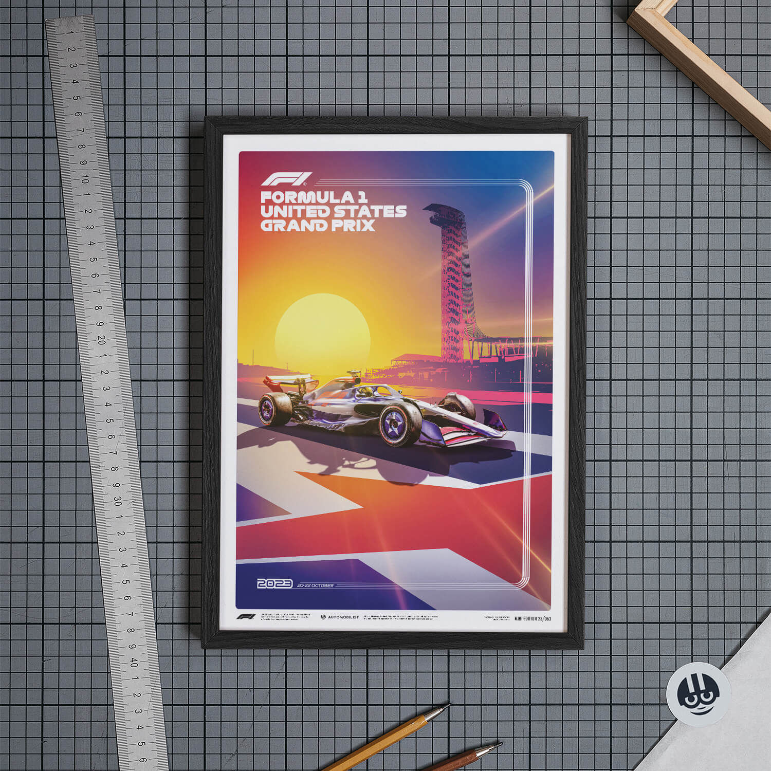 United States Grand Prix | 2023 Formula 1 | Grand Prix Poster