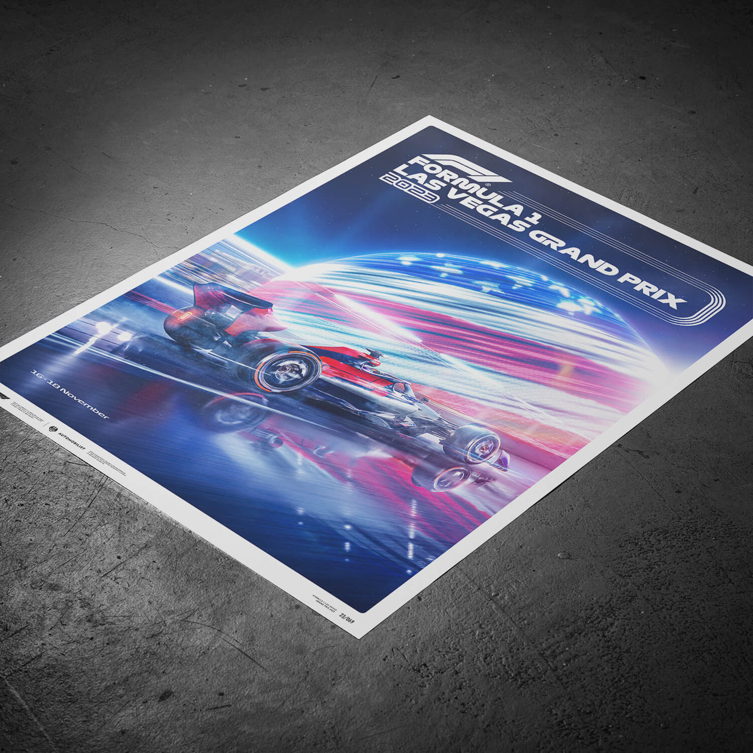 Las Vegas Grand Prix | 2023 City of Lights | Formula 1 Poster