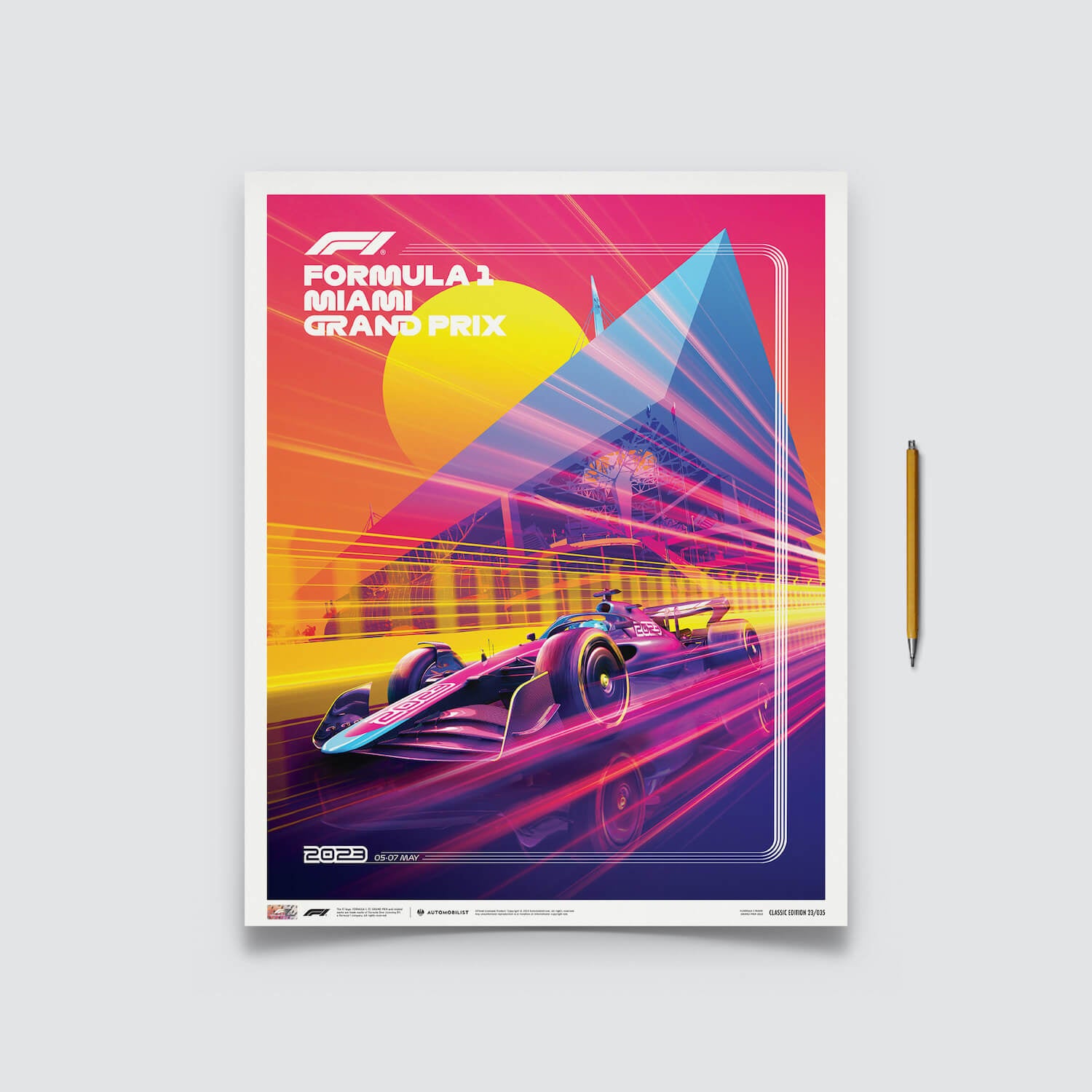 Miami Grand Prix | 2023 Formula 1 | Grand Prix Poster