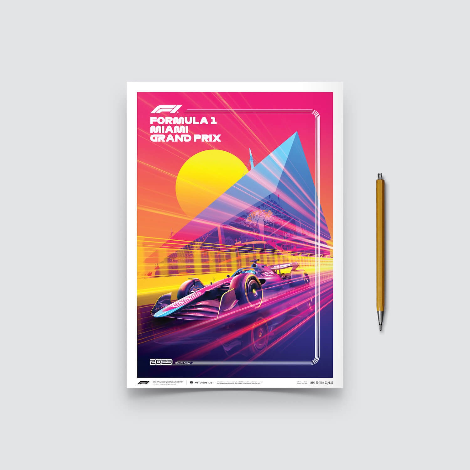 Miami Grand Prix | 2023 Formula 1 | Grand Prix Poster