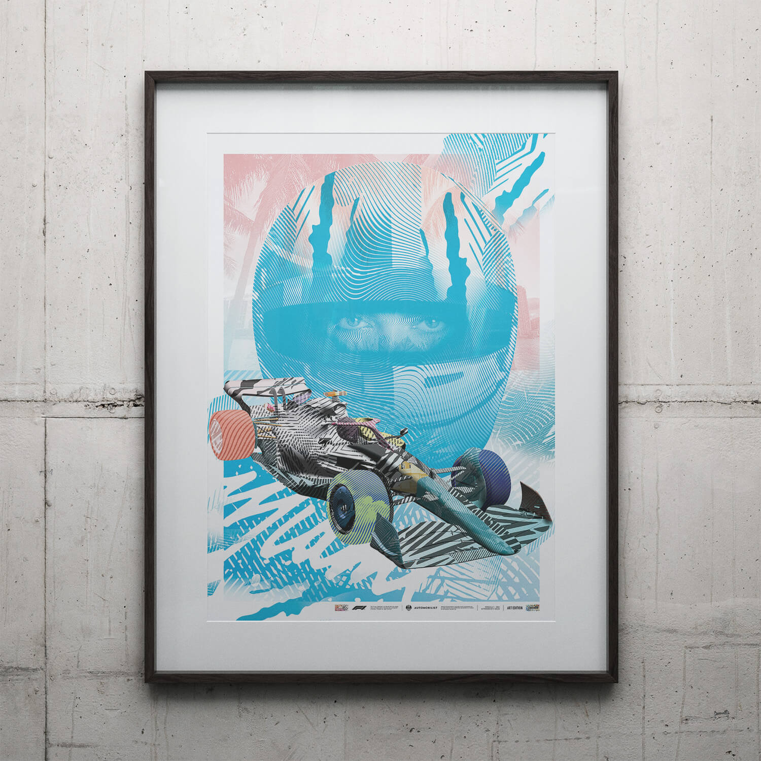 Miami Edition | 2ALAS Artist Series Blue | Formula 1 Poster