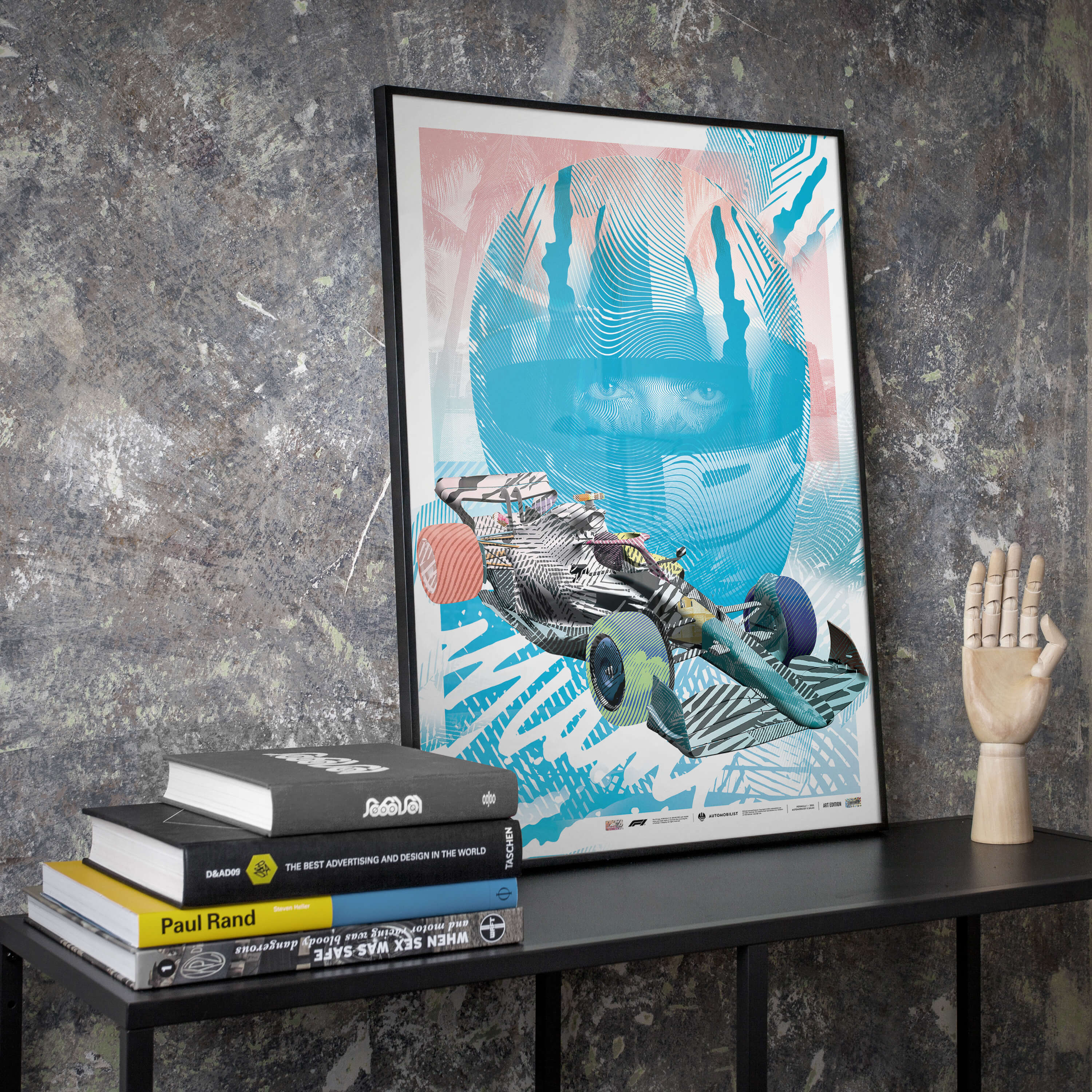 Miami Edition | 2ALAS Artist Series Blue | Formula 1 Poster