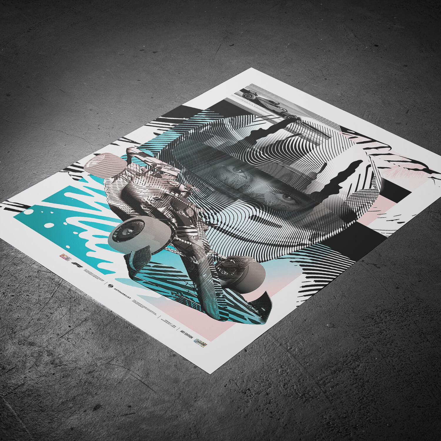 Miami Edition | 2ALAS Artist Series Black | Formula 1 Poster