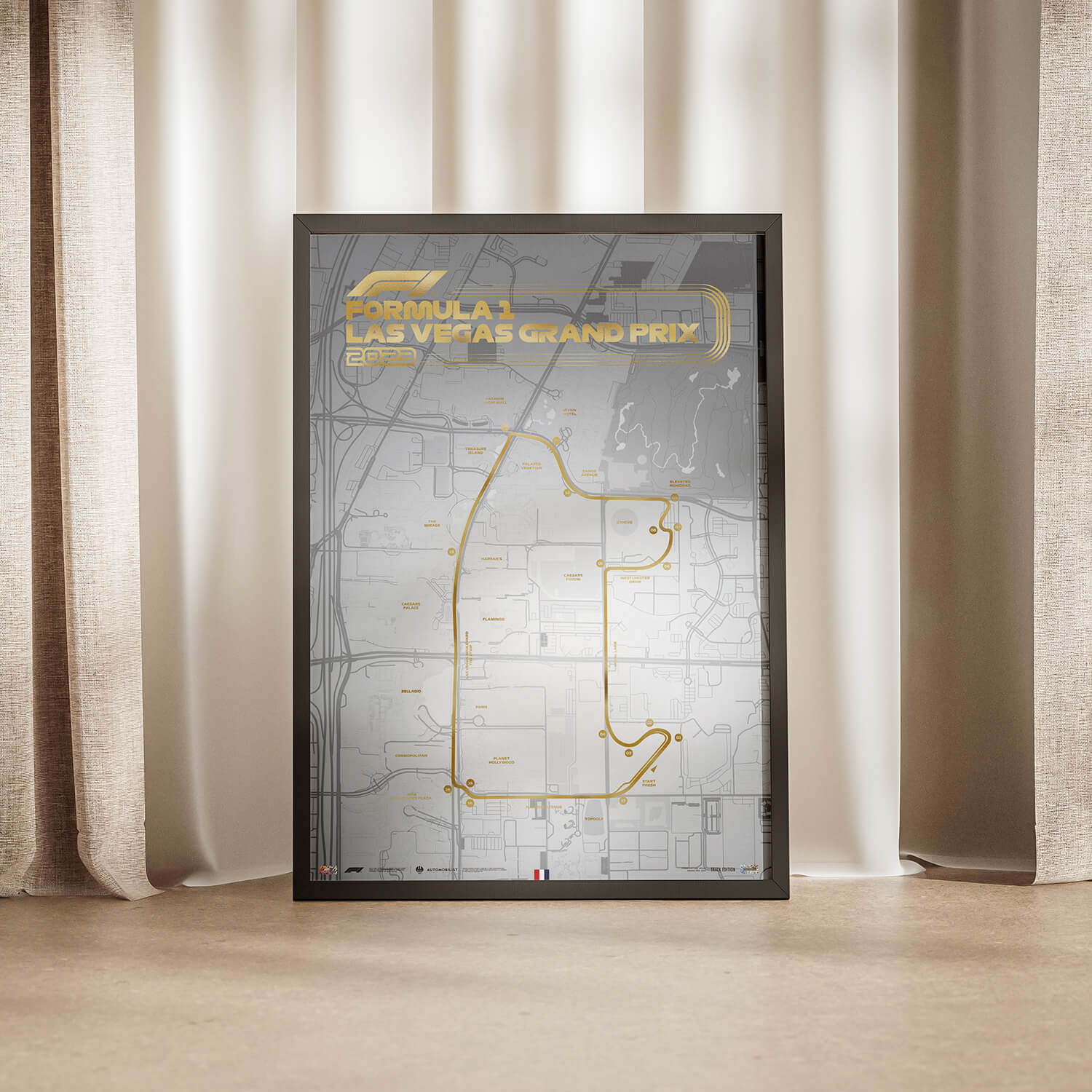 Las Vegas Strip Circuit | 2023 Formula 1 | Grand Prix Poster