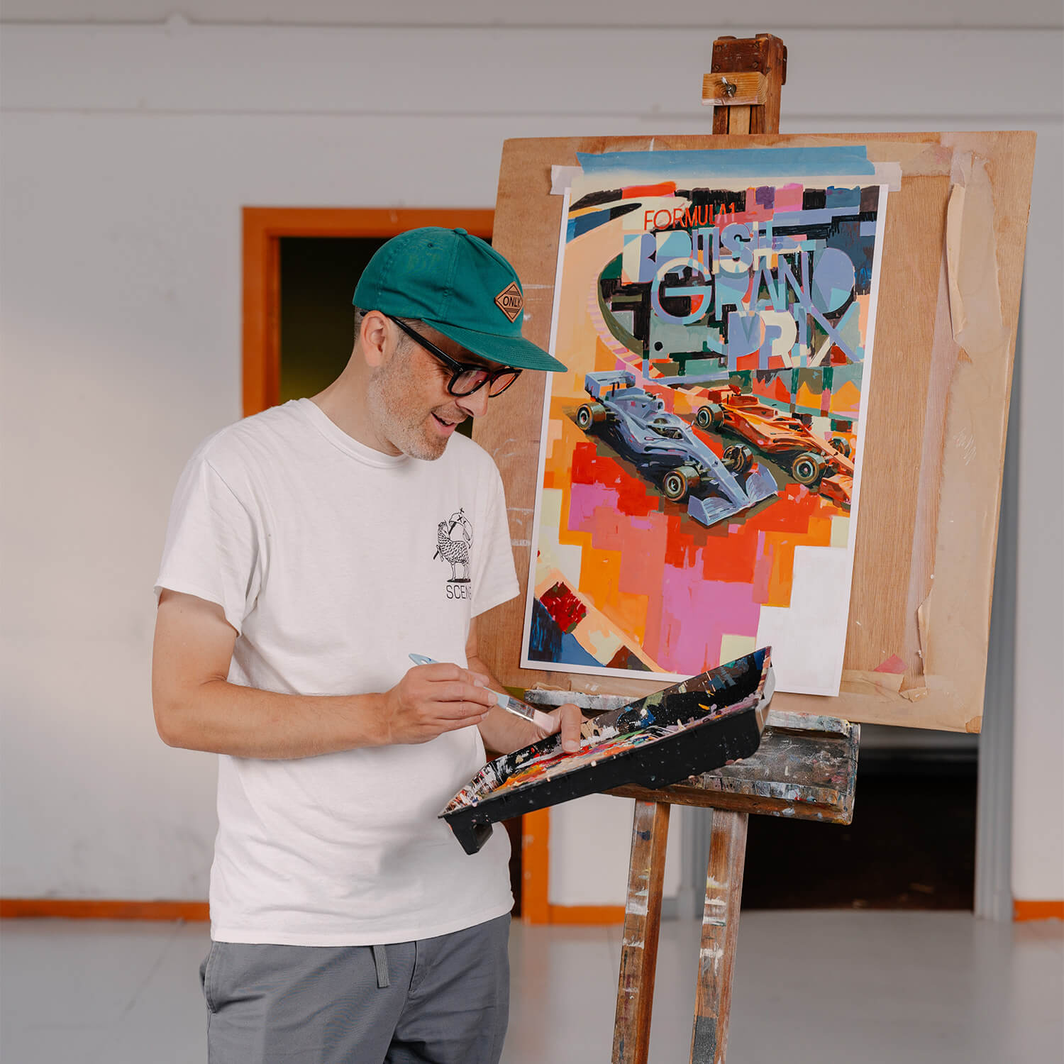 Silverstone Edition | Gavin Renshaw Artist Series | Formula 1 Poster