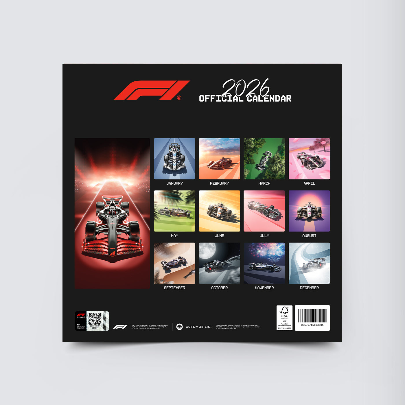 Formula 1® Official Calendar - 2026