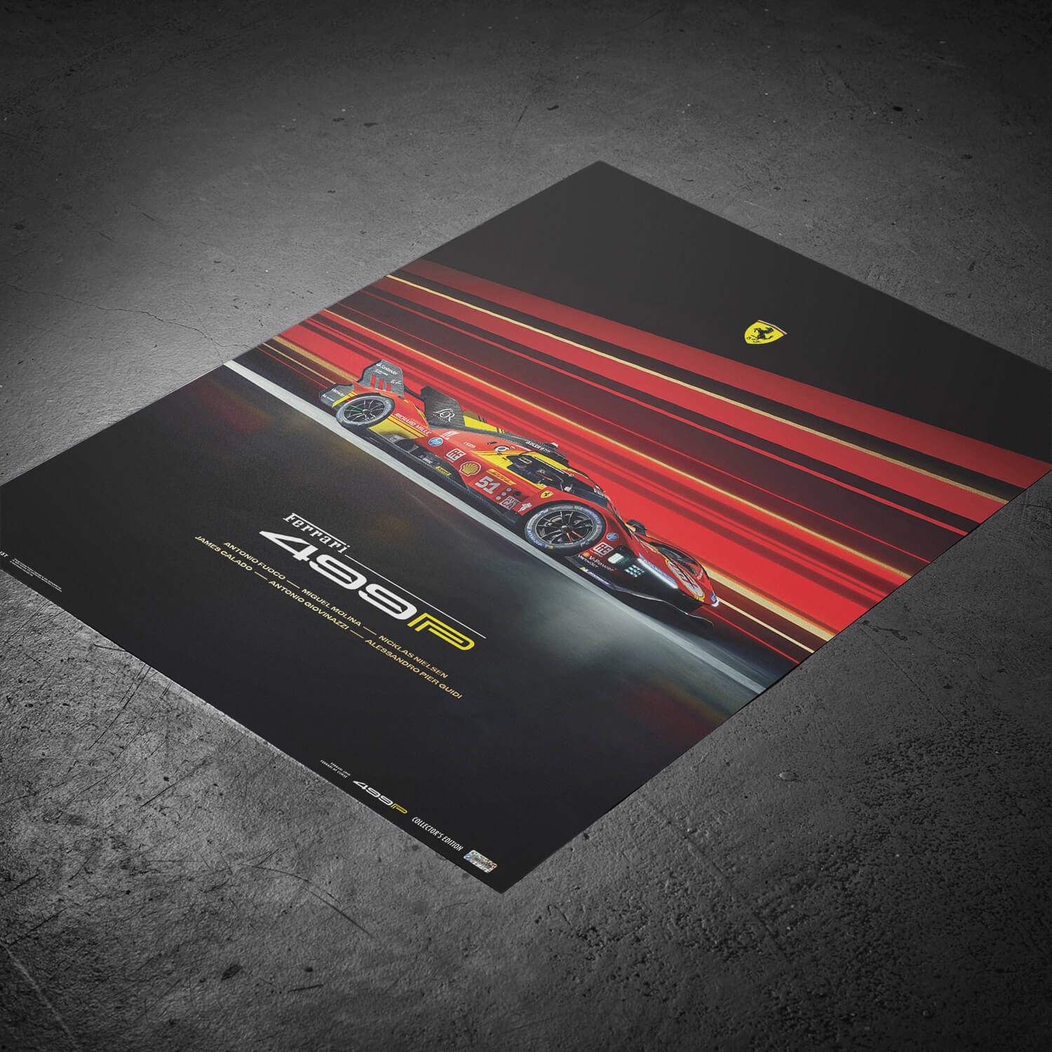 Ferrari 499P | 2024 World Endurance Championship | Collector’s Edition Ferrari Poster