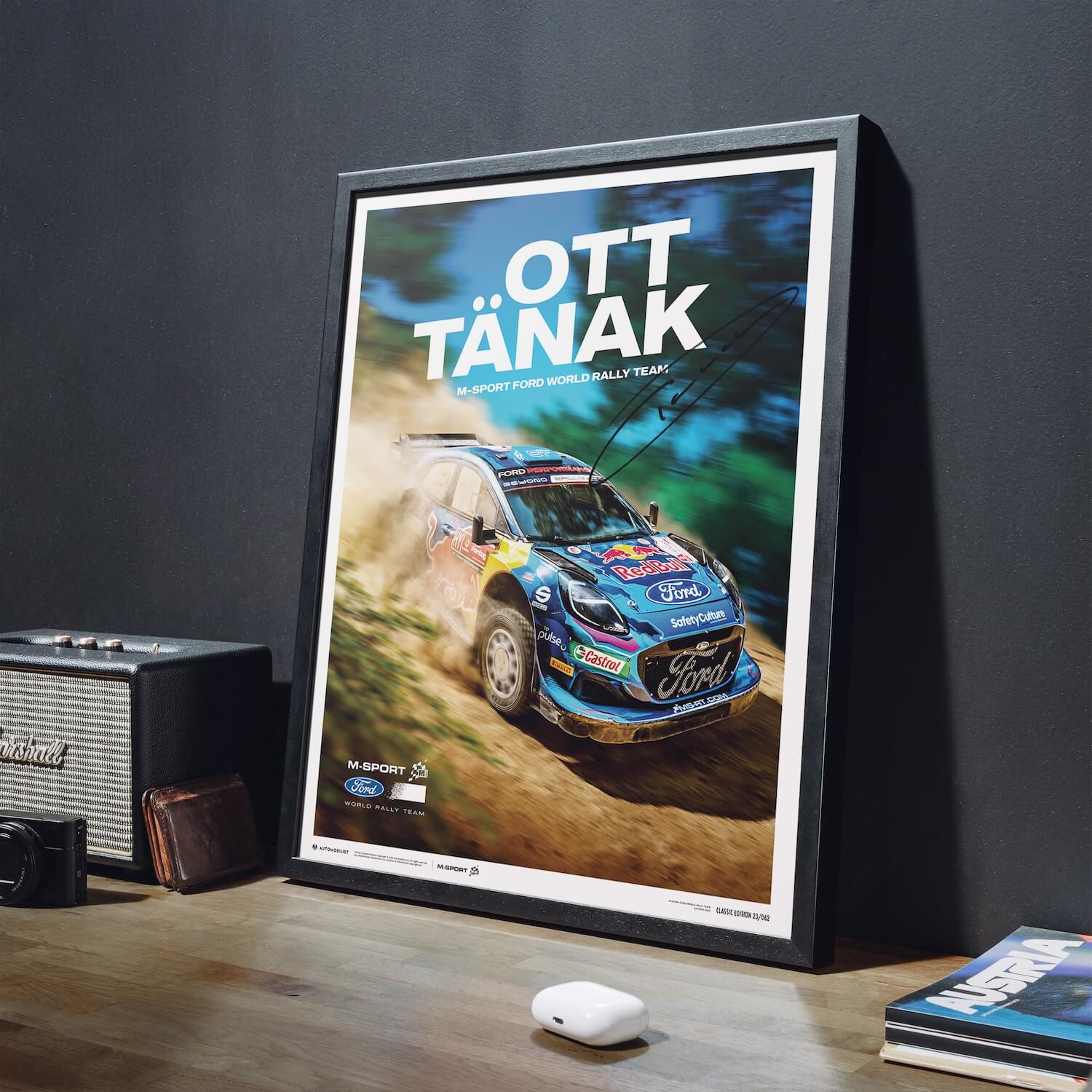 Signed by Ott Tänak | 2023 M-Sport Ford | Ford Poster