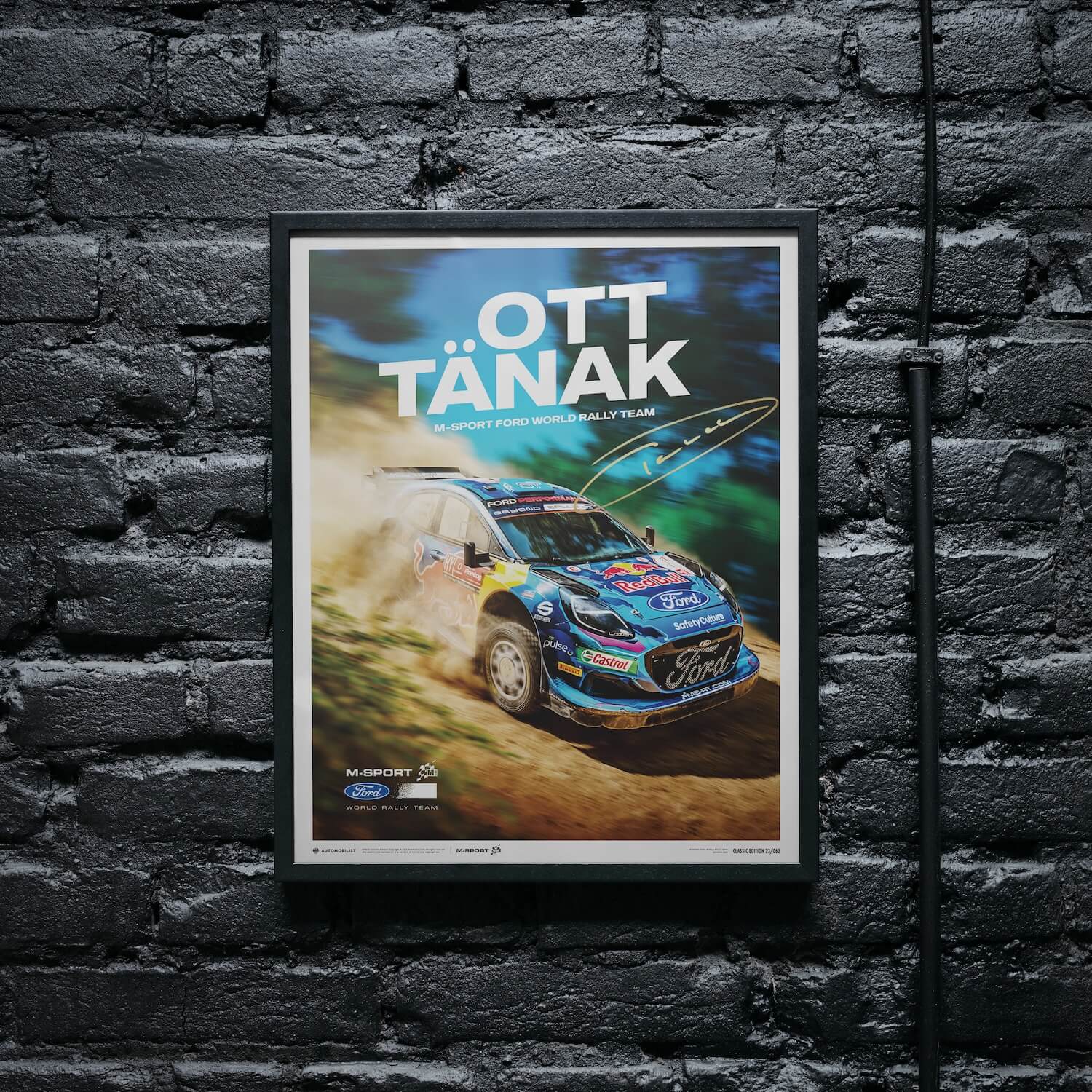 Signed by Ott Tänak | 2023 M-Sport Ford | Ford Poster