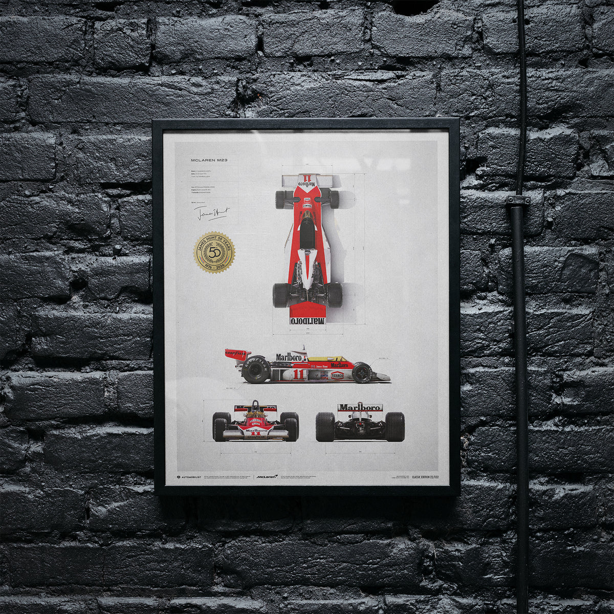 McLaren M23 - James Hunt - Blueprint - Japanese GP - 1976