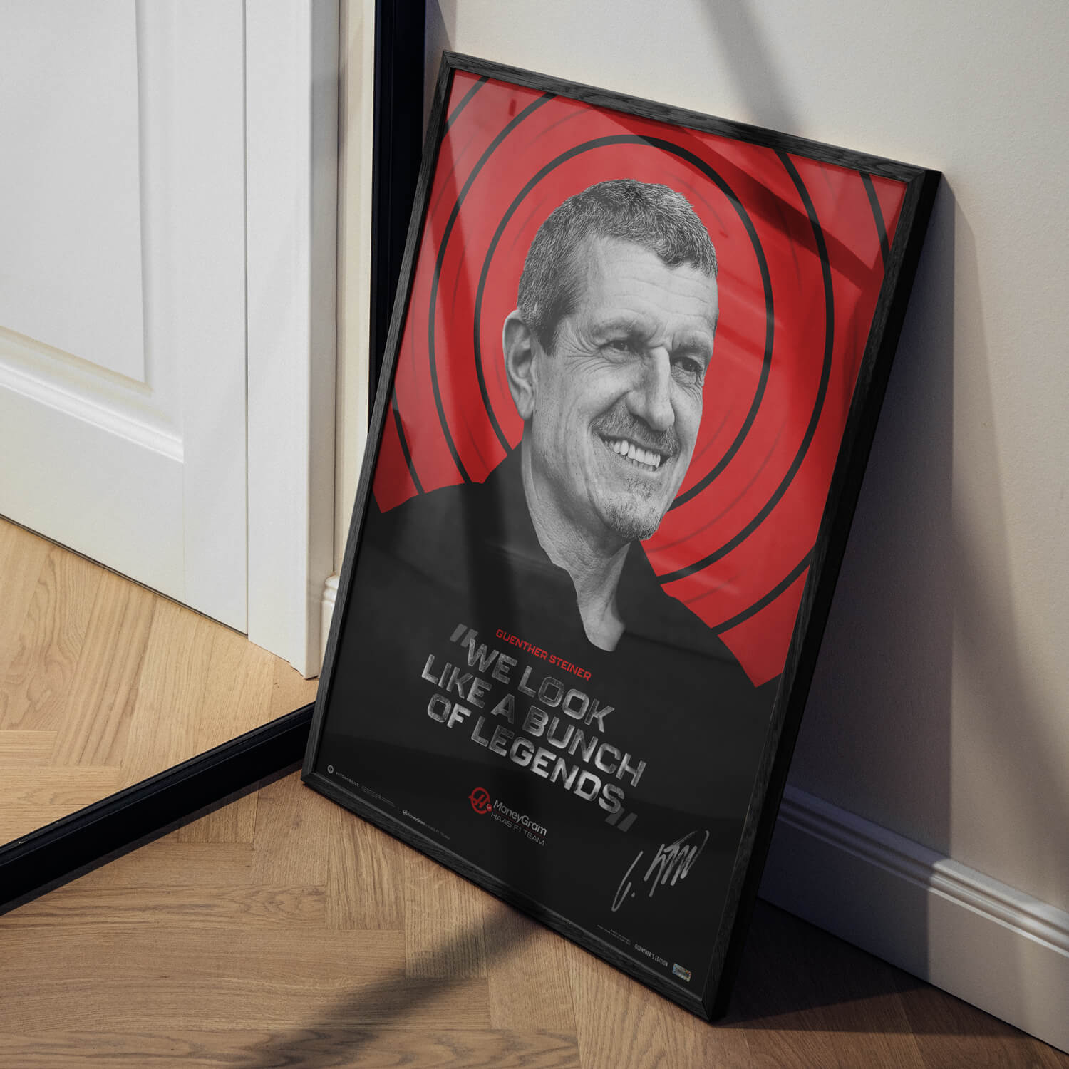 Signed by Guenther Steiner - MoneyGram Haas F1 Team - Bunch of Legends | Collector's Edition
