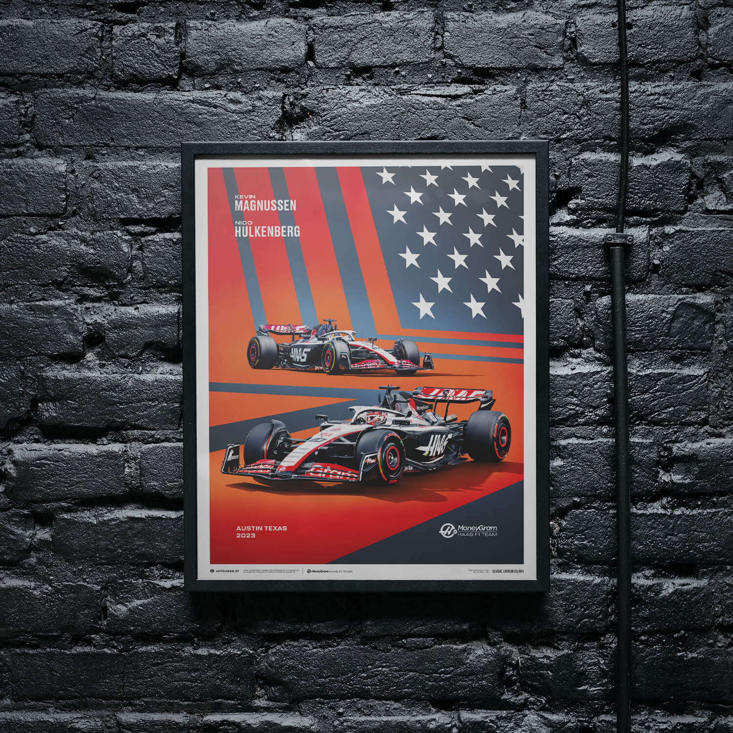 MoneyGram Haas F1 Team | 2023 United States Grand Prix | Haas Poster