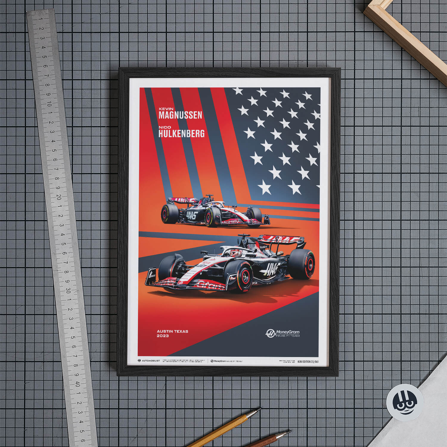 MoneyGram Haas F1 Team | 2023 United States Grand Prix | Haas Poster