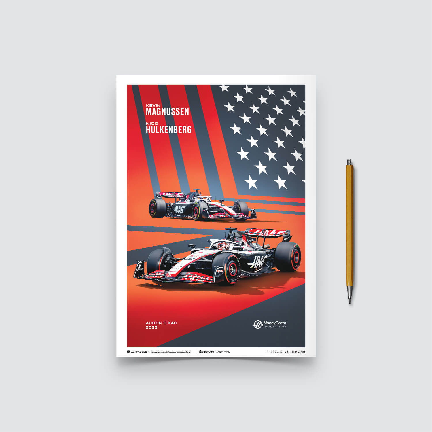 MoneyGram Haas F1 Team | 2023 United States Grand Prix | Haas Poster
