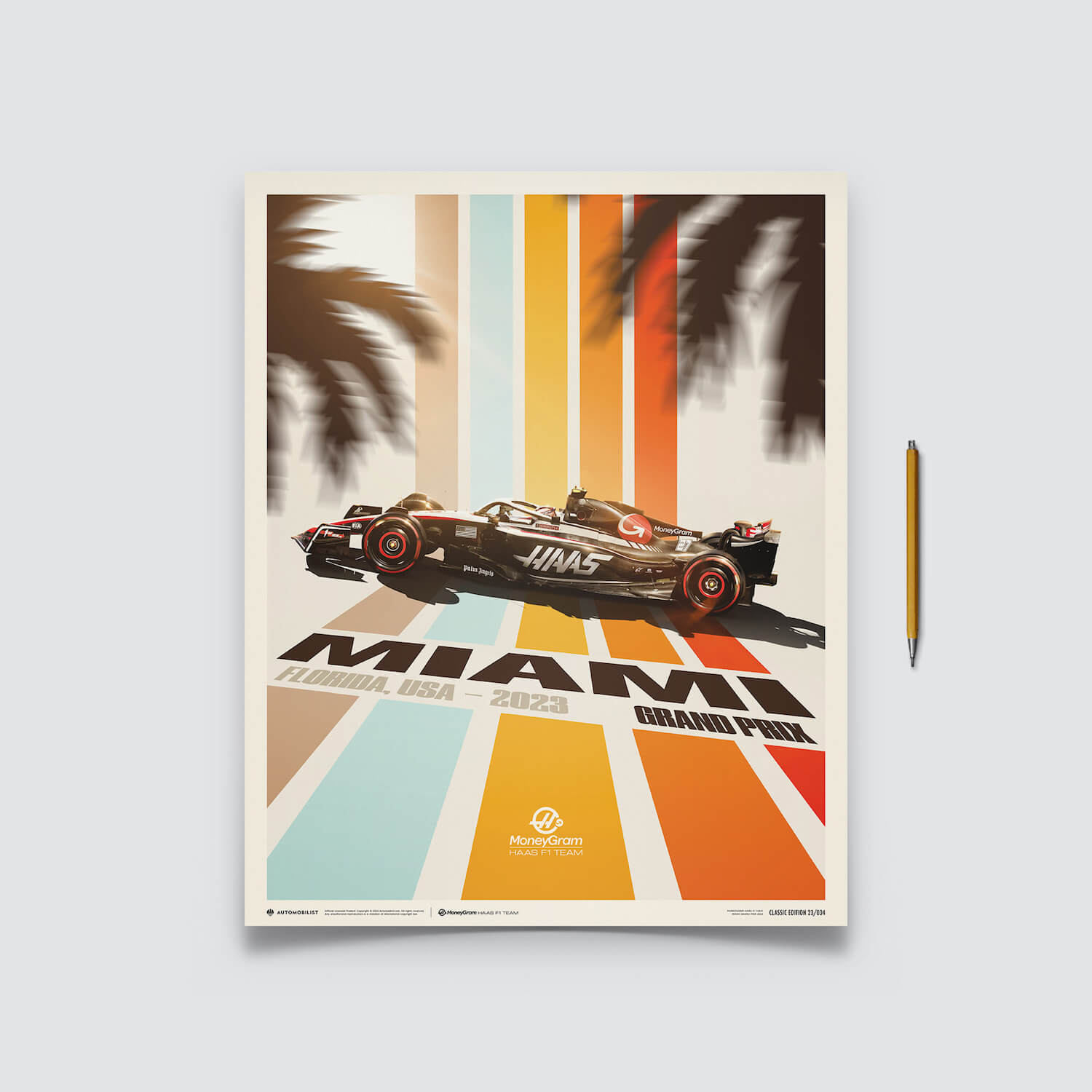 MoneyGram Haas F1 Team | 2023 Miami | Haas Poster