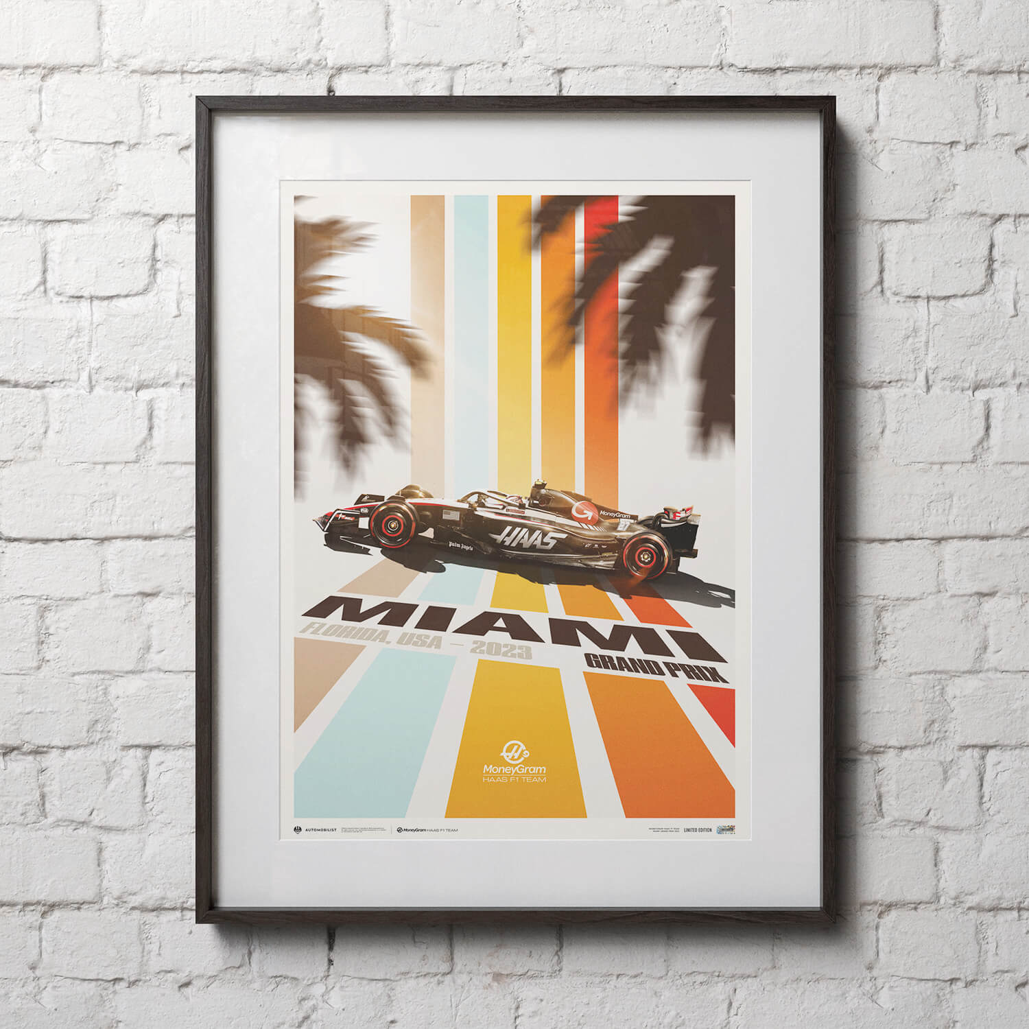 MoneyGram Haas F1 Team | 2023 Miami | Haas Poster