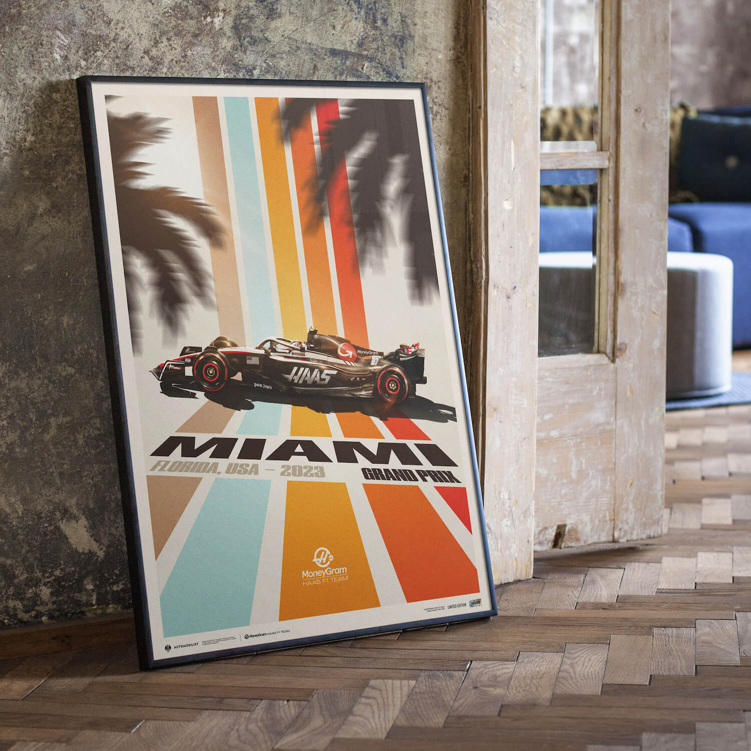 MoneyGram Haas F1 Team | 2023 Miami | Haas Poster