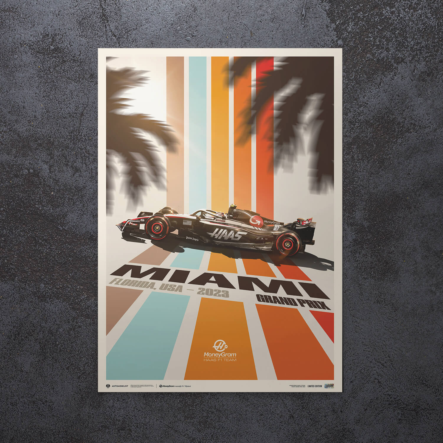 MoneyGram Haas F1 Team | 2023 Miami | Haas Poster