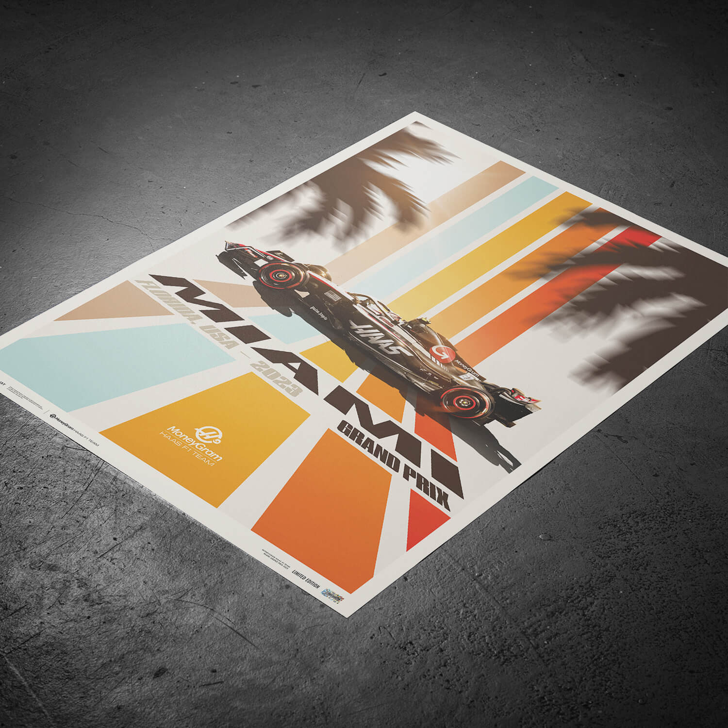 MoneyGram Haas F1 Team | 2023 Miami | Haas Poster