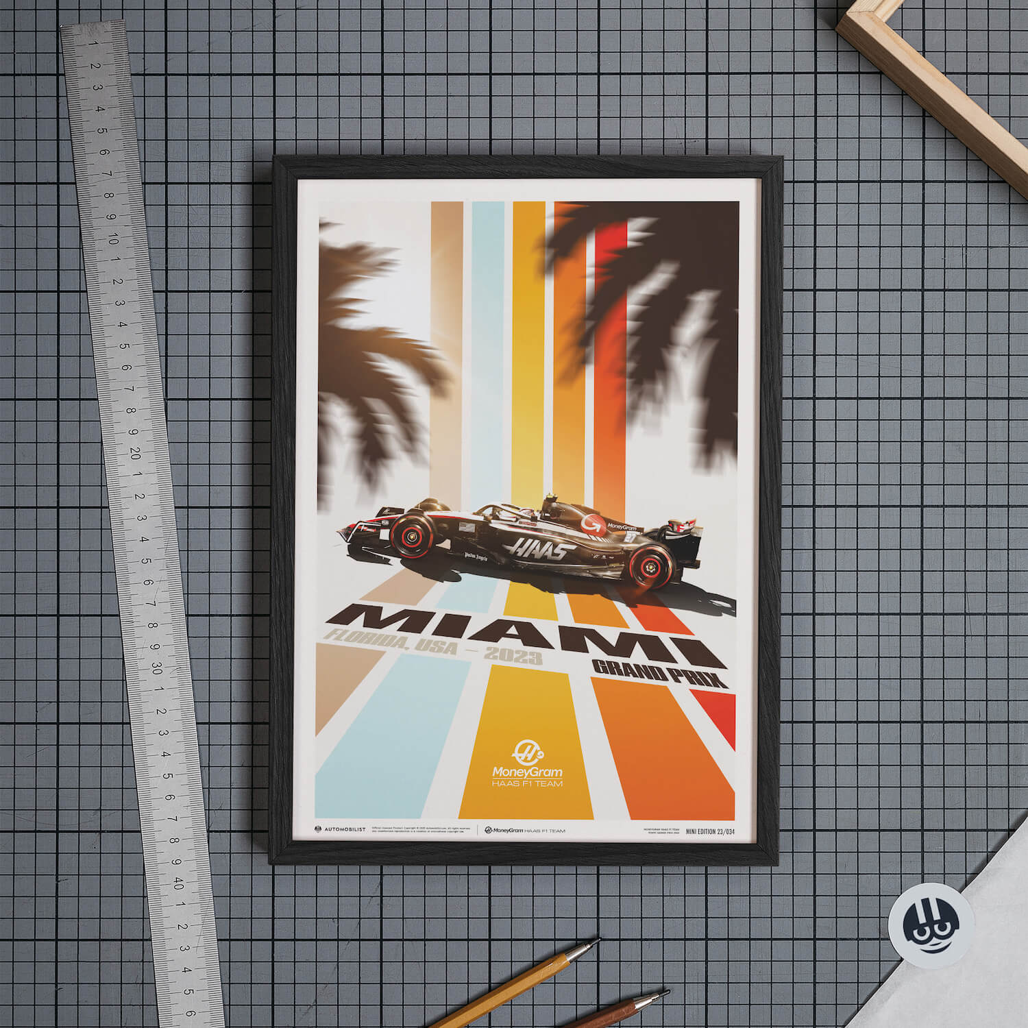 MoneyGram Haas F1 Team | 2023 Miami | Haas Poster