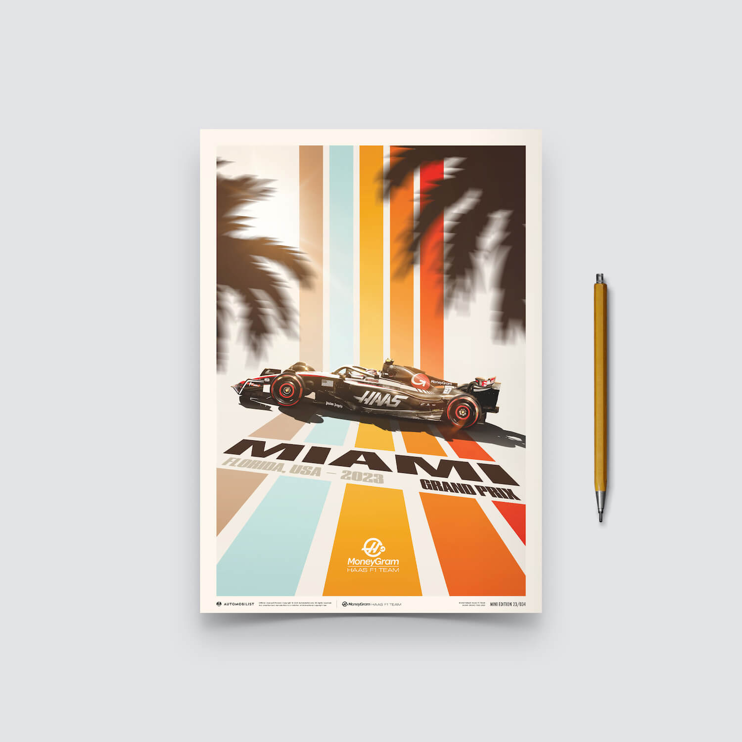 MoneyGram Haas F1 Team | 2023 Miami | Haas Poster