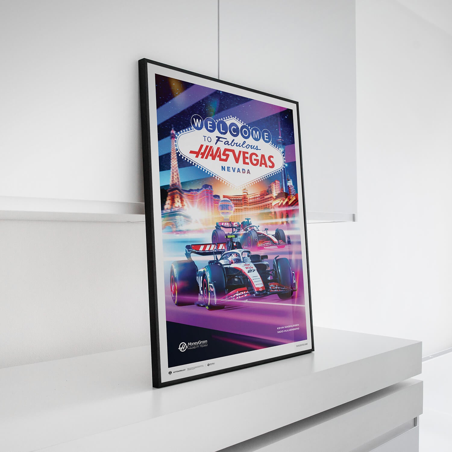 MoneyGram Haas F1 Team | 2023 Las Vegas Grand Prix | Haas Poster