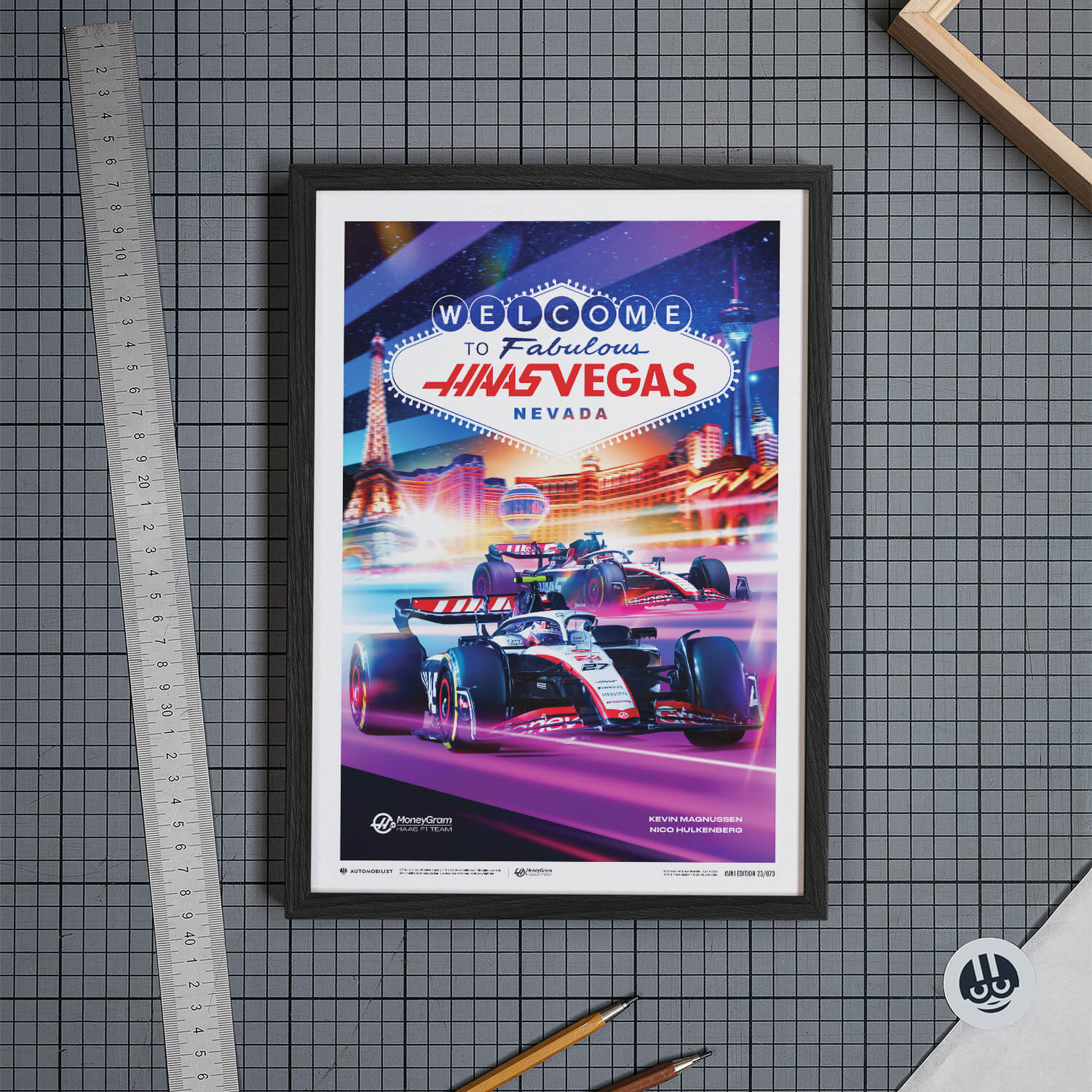 MoneyGram Haas F1 Team | 2023 Las Vegas Grand Prix | Haas Poster