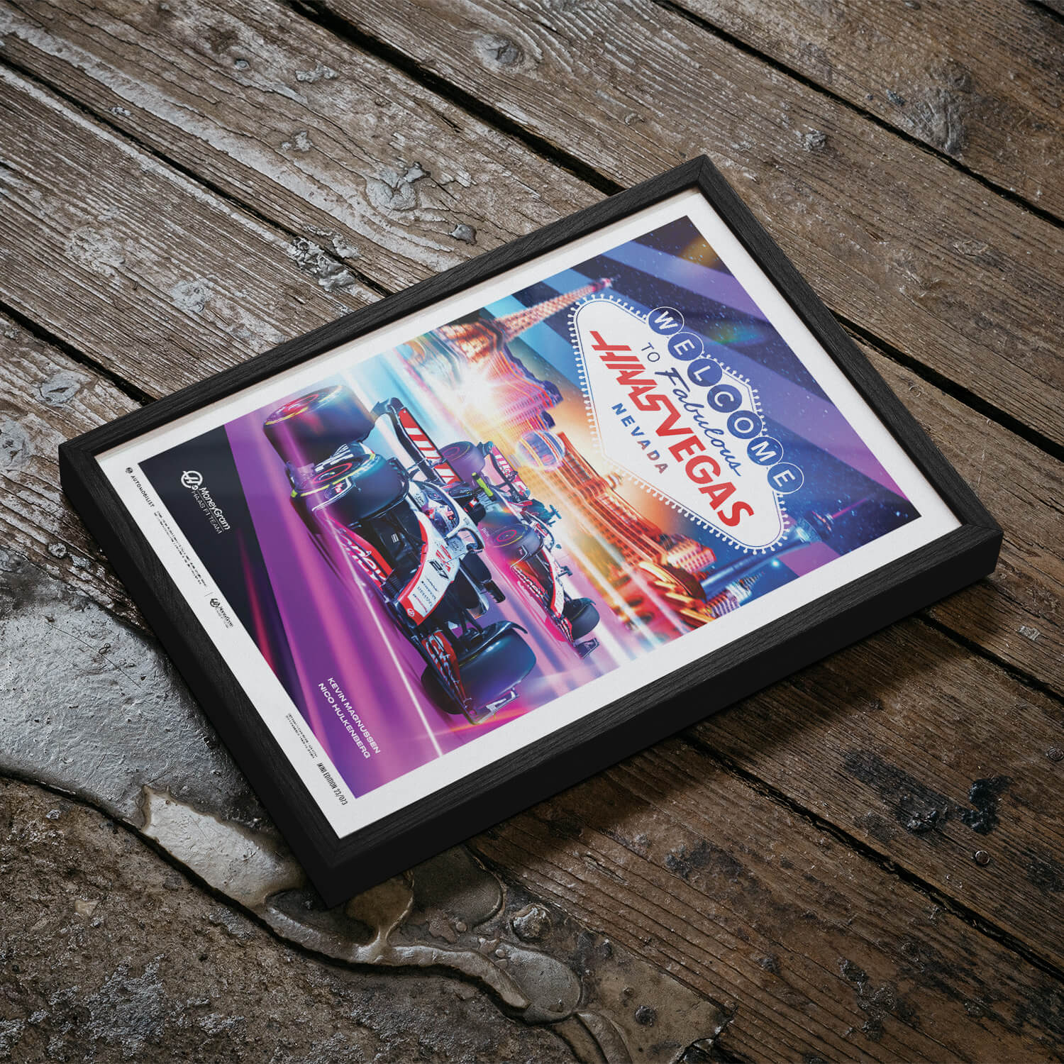 MoneyGram Haas F1 Team | 2023 Las Vegas Grand Prix | Haas Poster